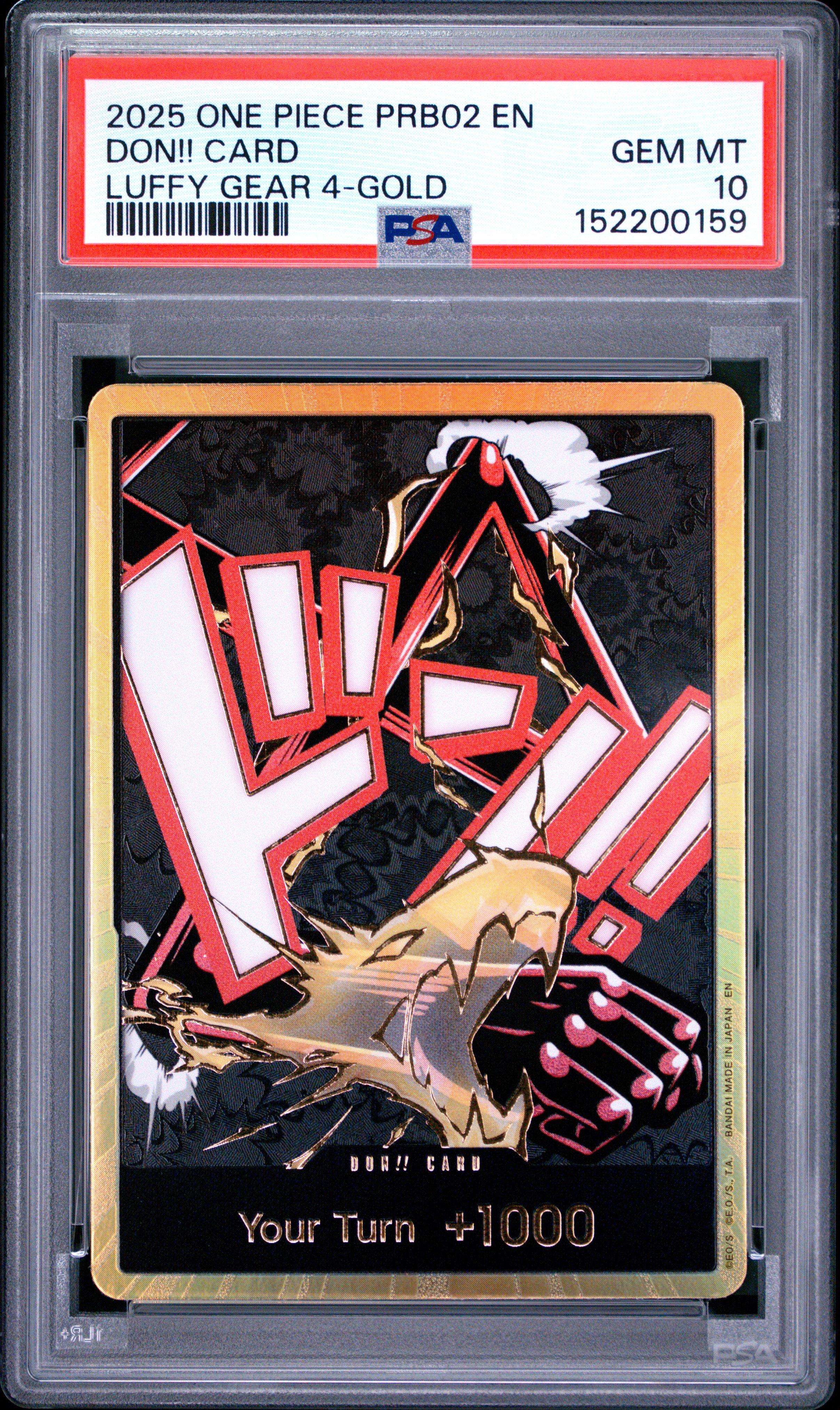 2025 One Piece Prb02-premium Booster -one Piece Card The Best- Vol