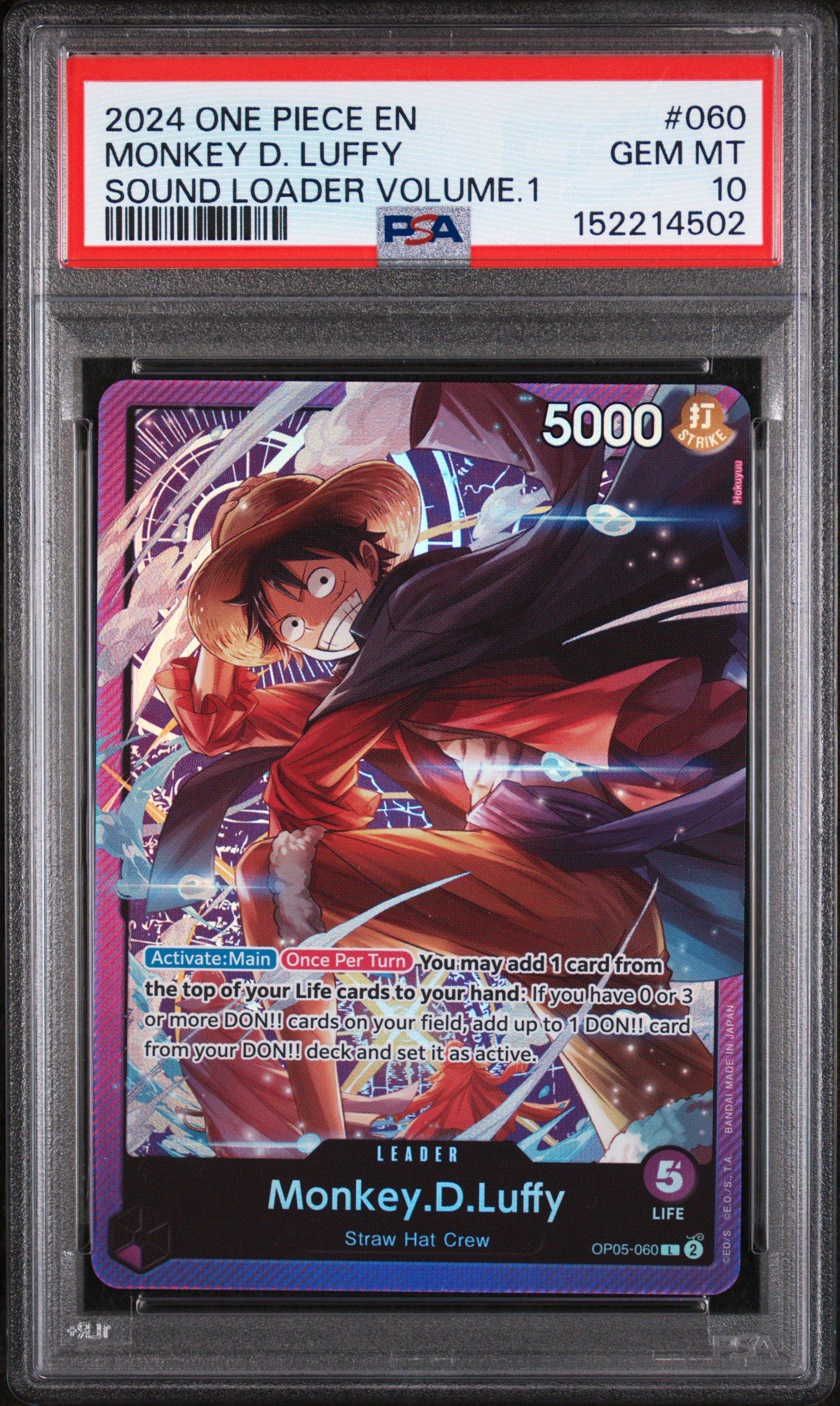 2024 One Piece Promos 060 Monkey D. Luffy Sound Loader Volume.1