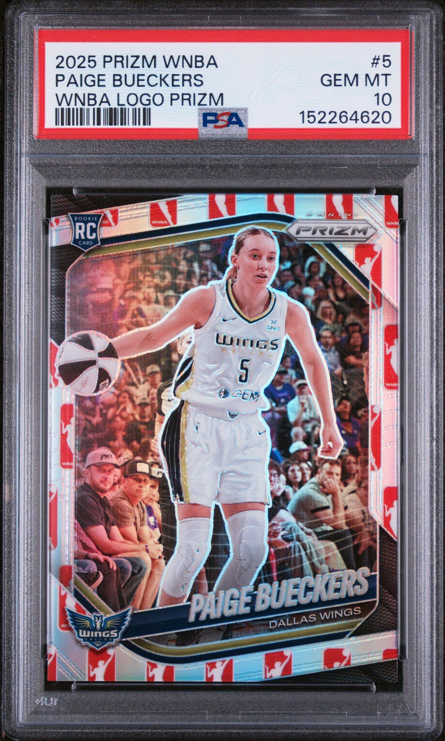 graded card shop PSA Display Stand - Pokemon, Baseball, Football Panini, Psa Graded Card - Safeguard Your Collectibles! remove design 2025 Panini Prizm Wnba 5