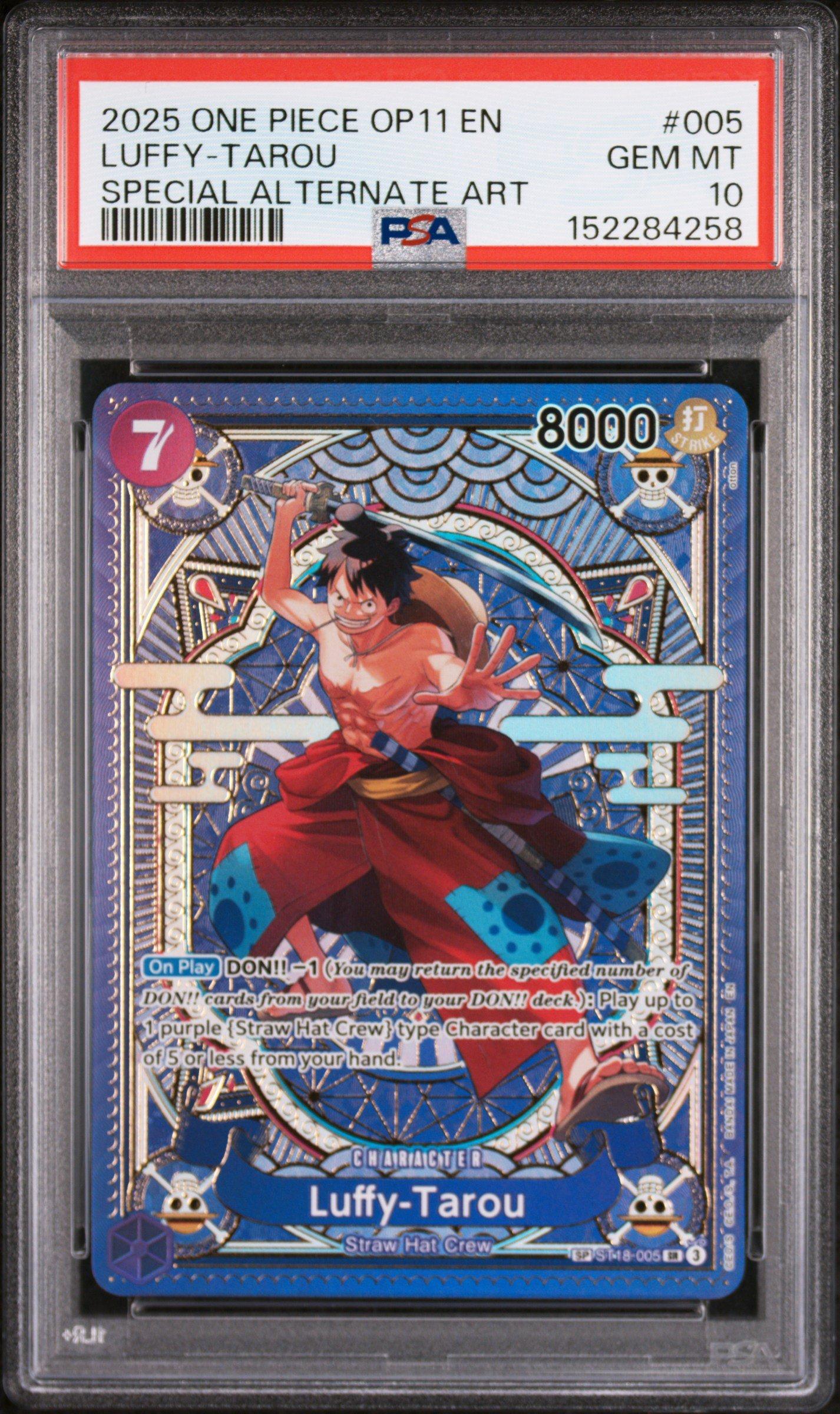 2025 One Piece Op11-a Fist Of Divine Speed 005 Luffy-tarou Special