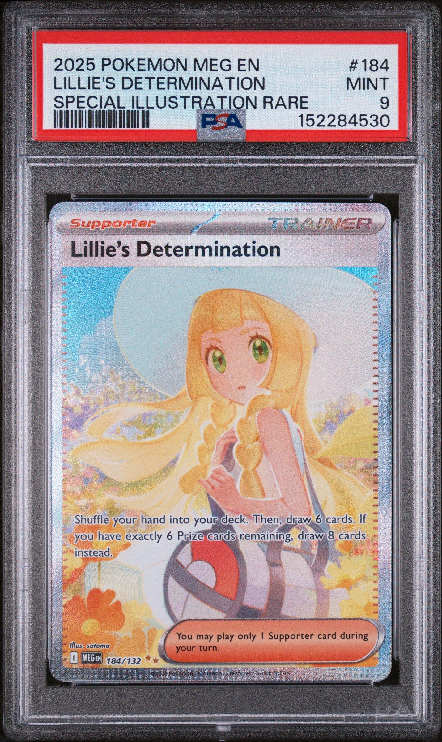 2025 Pokemon Meg En-mega Evolution 184 Lillie's Determination