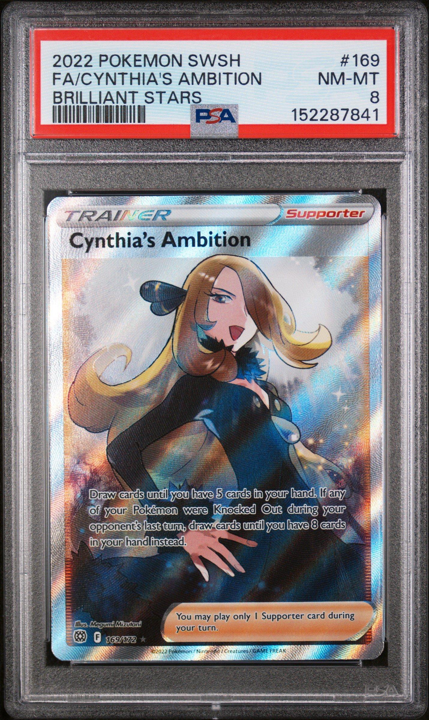 pokemon card cynthia full art Pokemon SWSH09: Brilliant Stars Cynthia's Ambition (Full Art)