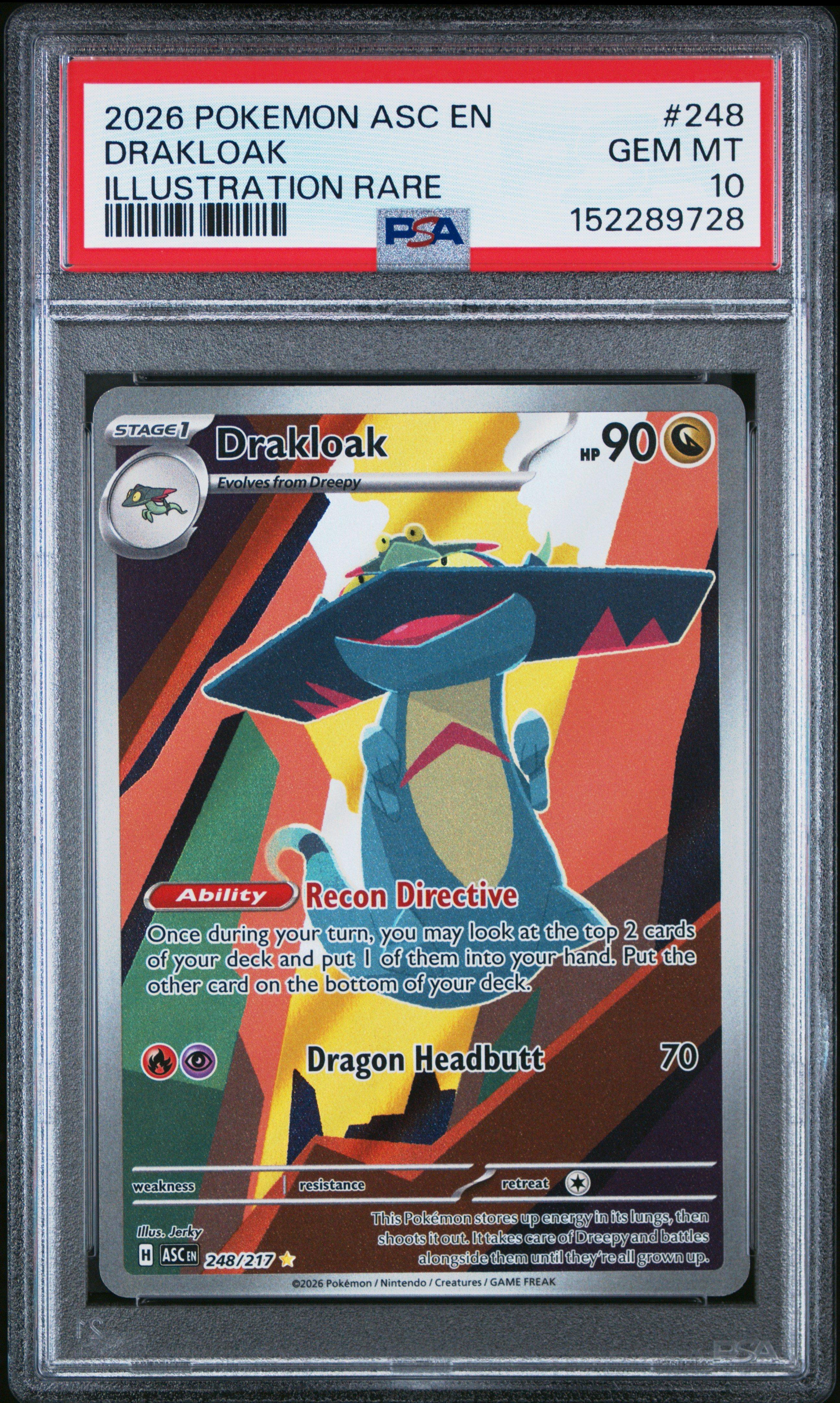 drakloak pokemon card SV061/SV122 Shiny Holo Rare Shining Fates: Shiny Vault TCG NM Recon Directive 2026 Pokemon Asc En-ascended Heroes