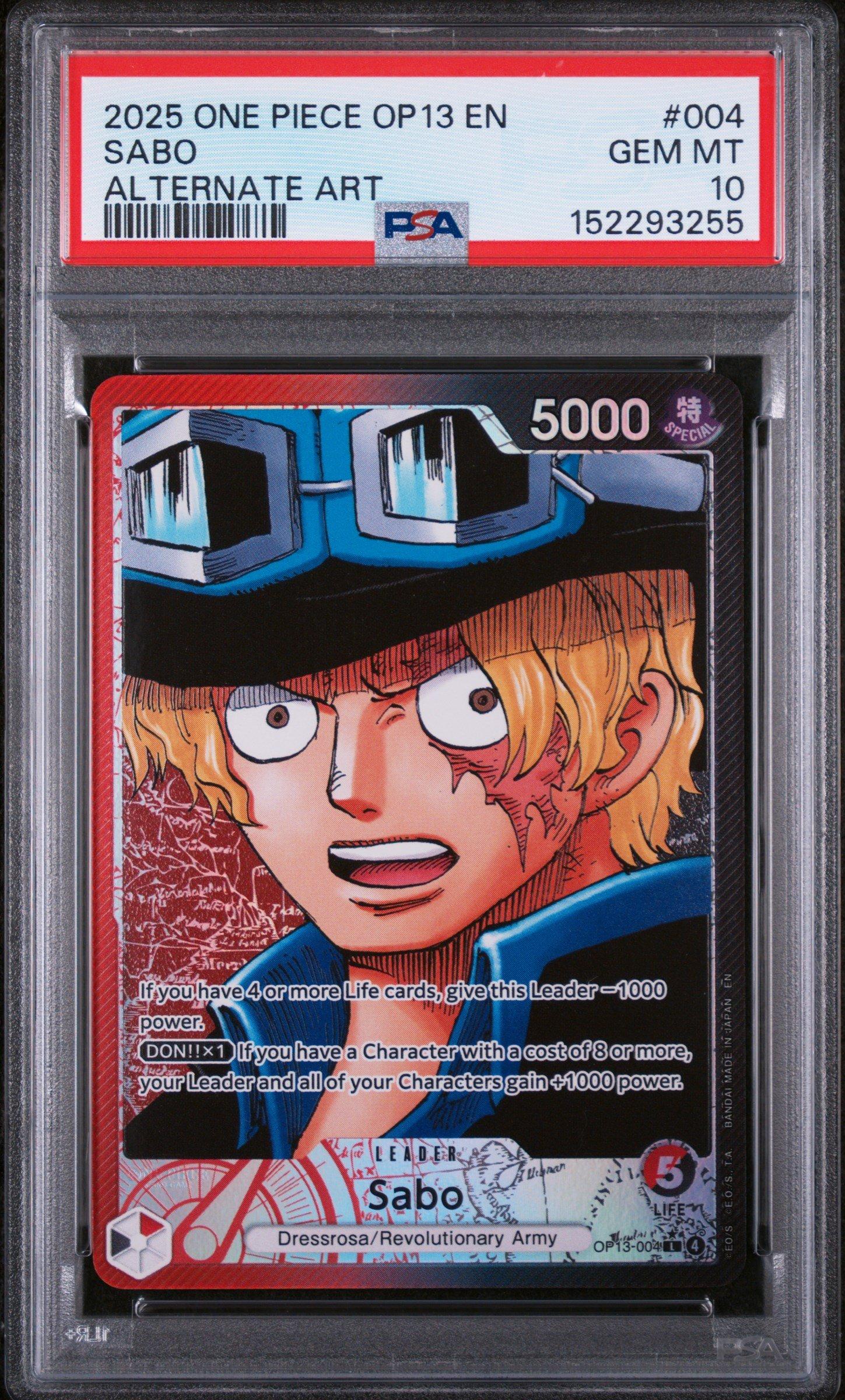 2025 One Piece Op13-carrying On His Will 004 Sabo Alternate Art