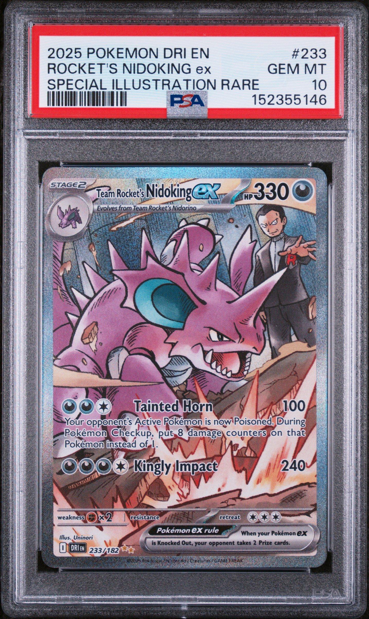 pokemon nidoking card BREAK Korean CP6 46/100 RR Gold Pokémon – Japan Youkoso Aim for World Domination with Team Rocket Nidoking | 151 | TCG