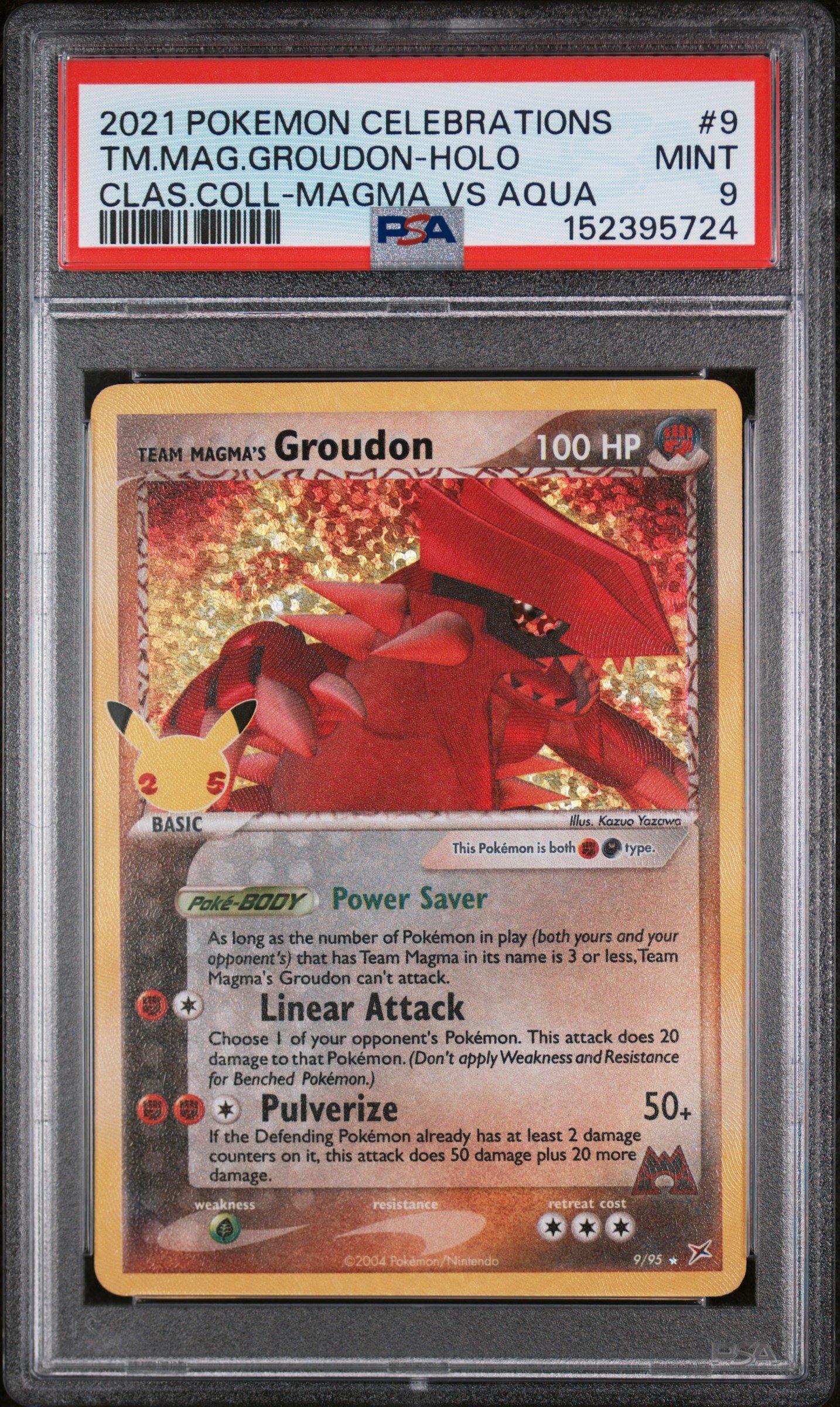 2021 Pokemon Celebrations Classic Collection 9 Team Magma's