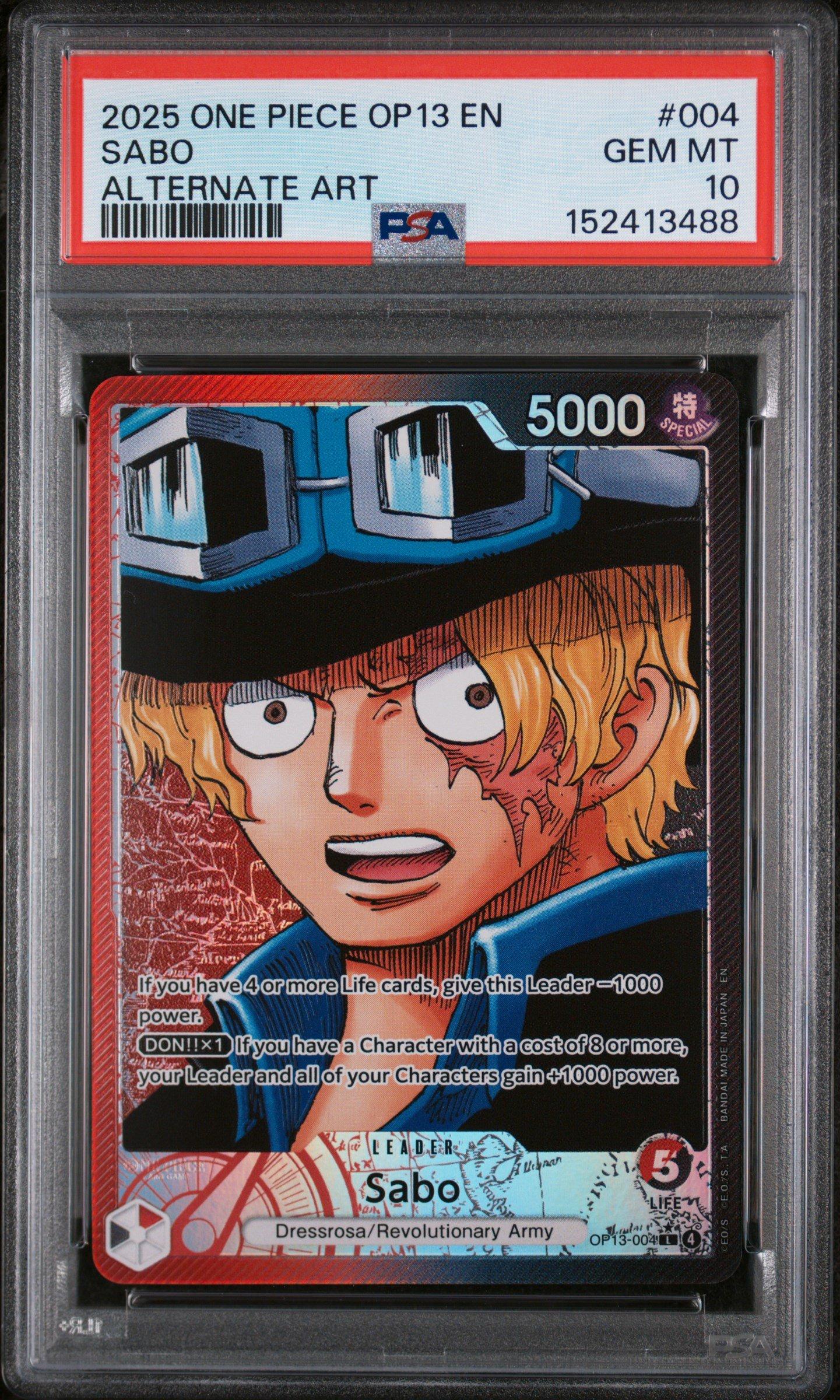 2025 One Piece Op13-carrying On His Will 004 Sabo Alternate Art 