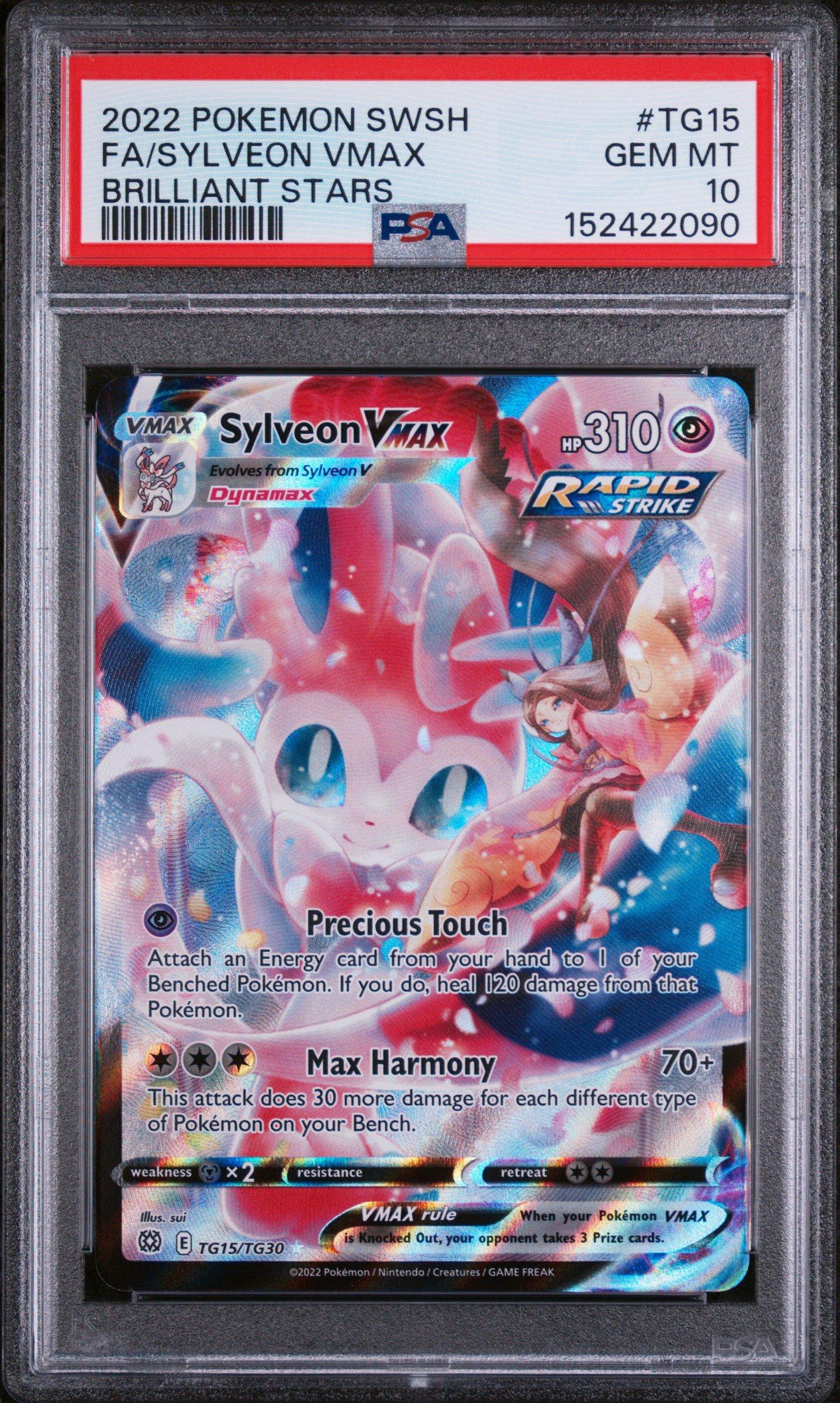 2022 Pokemon Sword & Shield Brilliant Stars Tg15 Full Art/sylveon