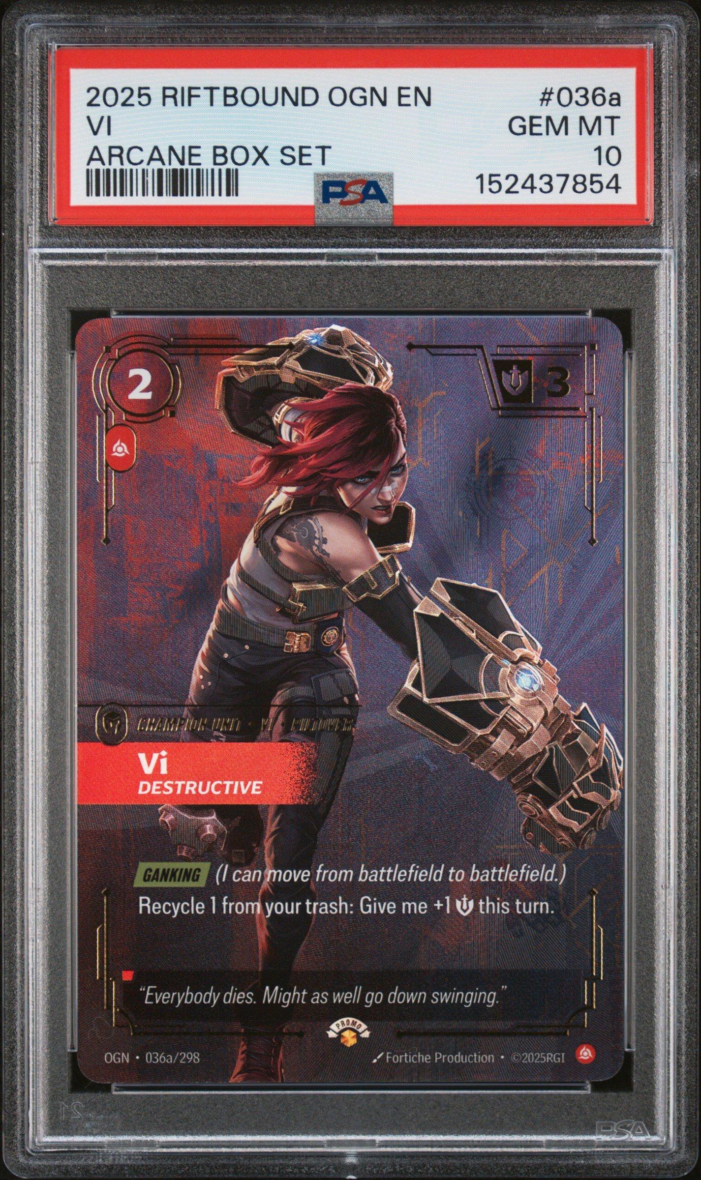 2025 Riftbound: League Of Legends Ogn-origins 036a Vi