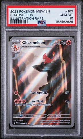 2023 Pokemon Japanese Sv2a-pokemon 151 169 Charmeleon Art Rare PSA