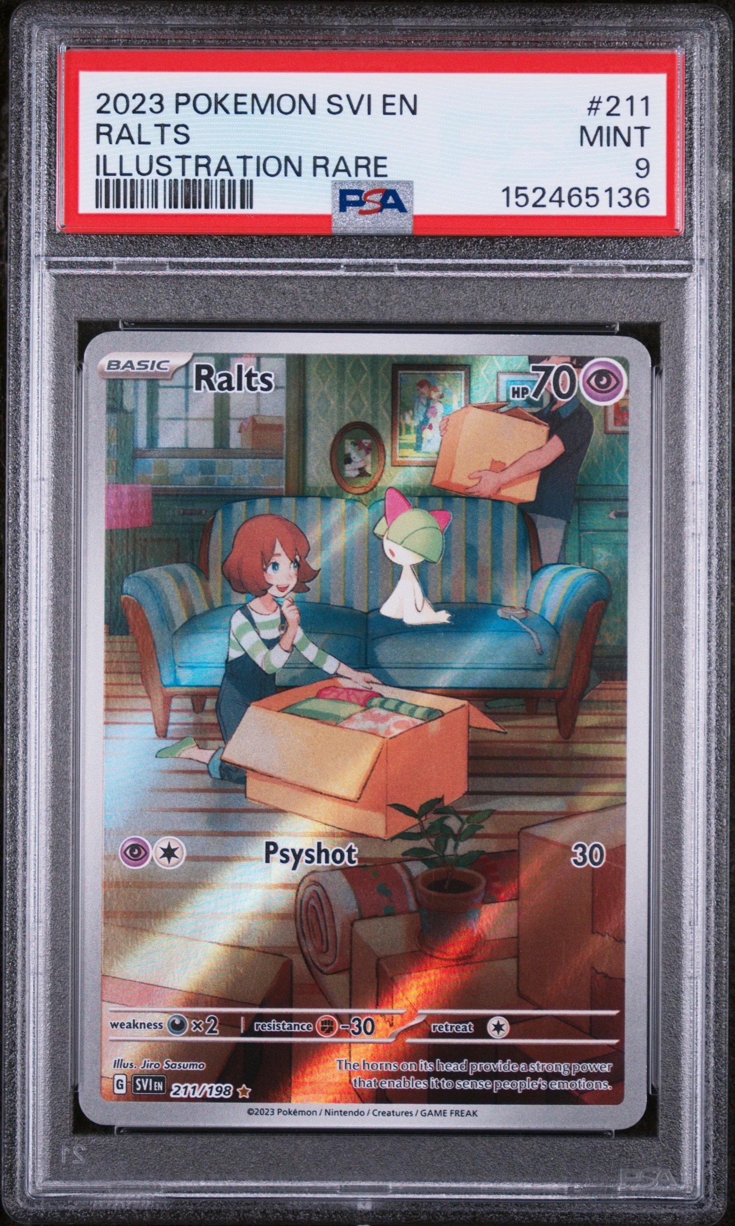 2023 Pokemon Svi En-scarlet & Violet 211 Ralts Illustration Rare