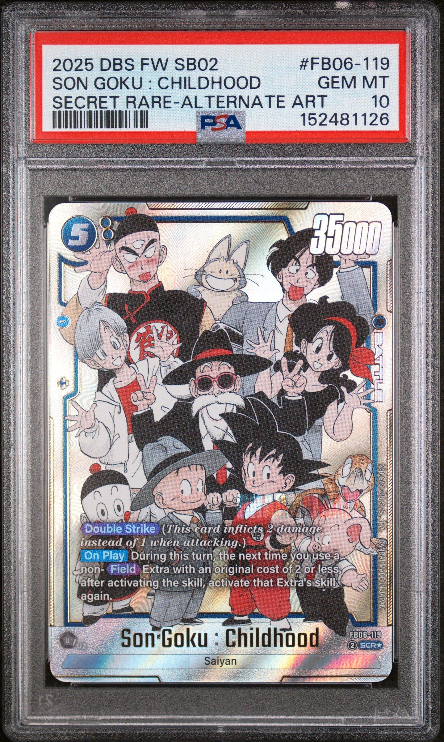 2025 Dragon Ball Super Card Game Fusion World Manga Booster 02