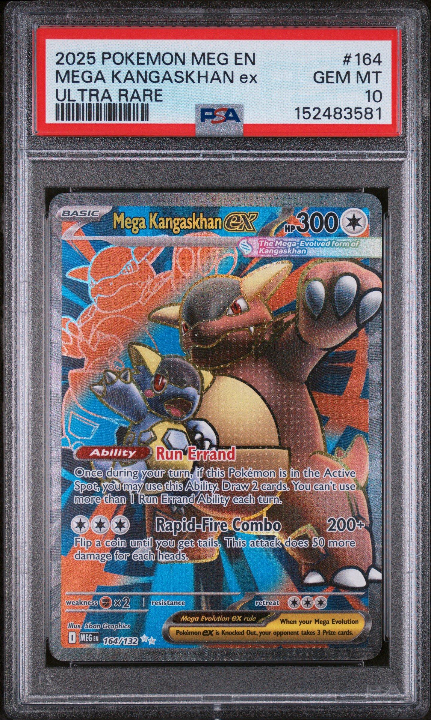 2025 Pokemon Meg En-mega Evolution 164 Mega Kangaskhan Ex Ultra