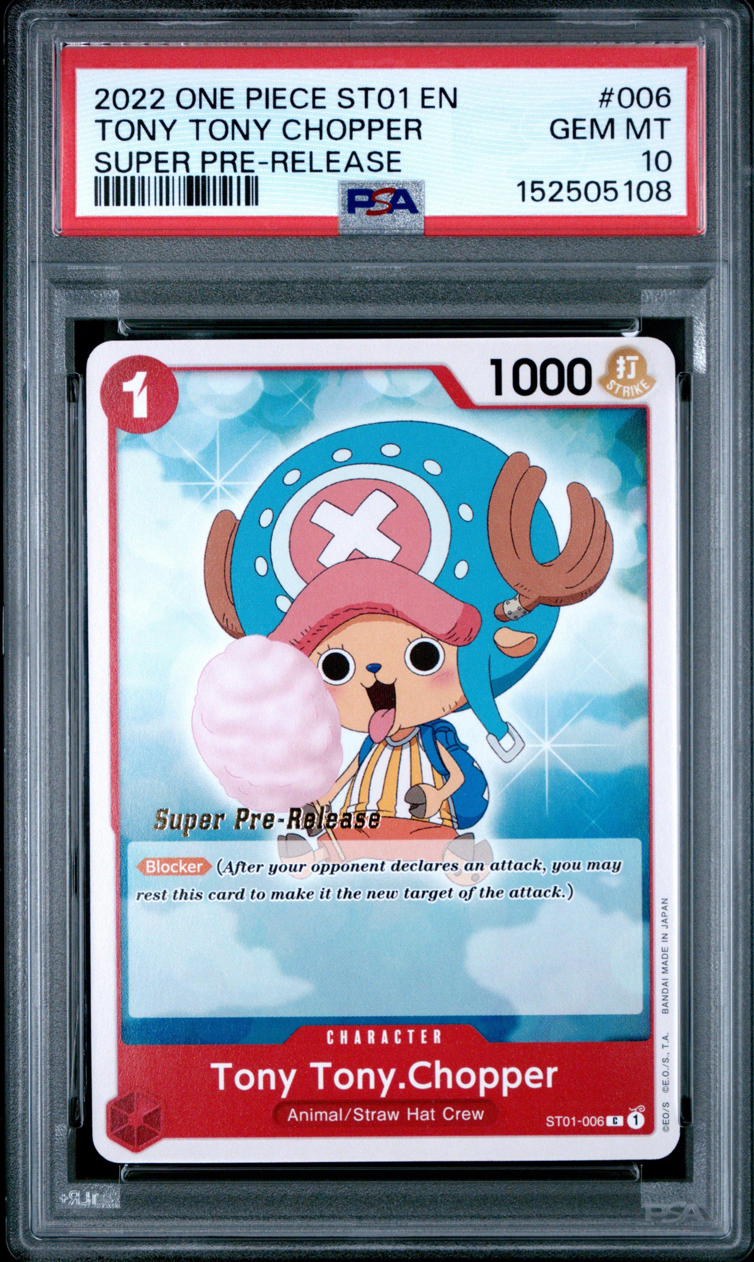 one piece tcg chopper deck Box] Tony 3D Deck Box – BAN-TYO Character Cost OP08-001 Tony Tony.Chopper One Piece