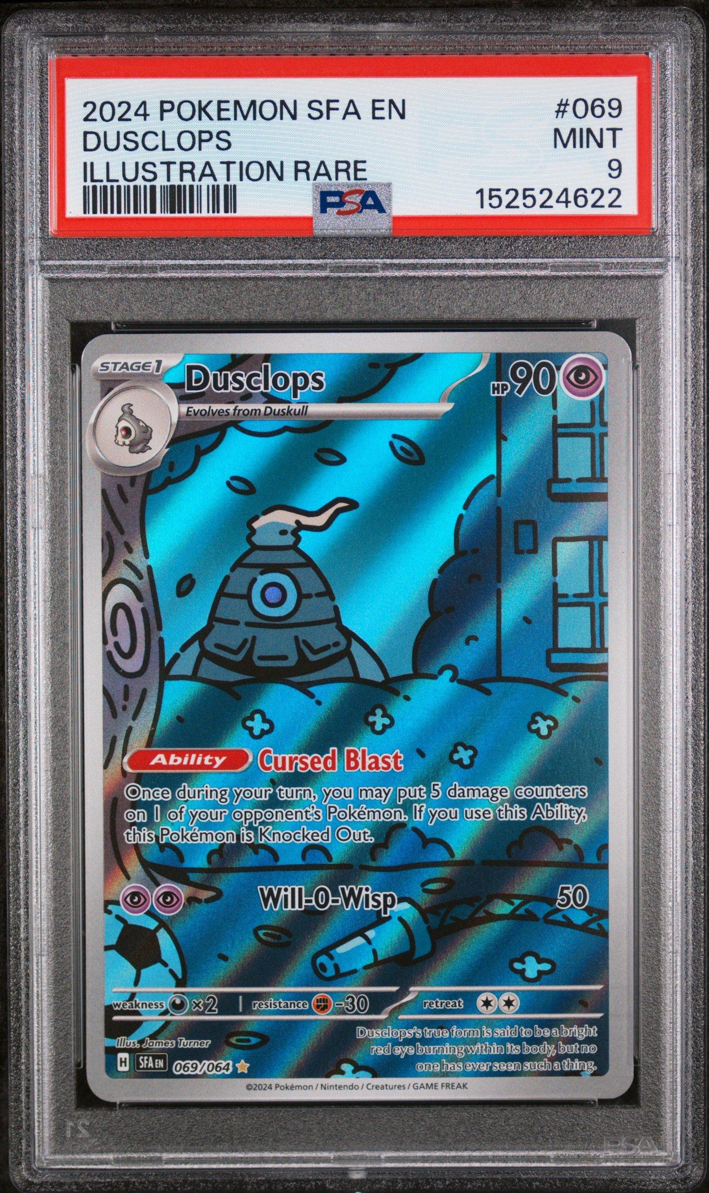 2024 Pokemon Sfa En-shrouded Fable 069 Dusclops Illustration Rare