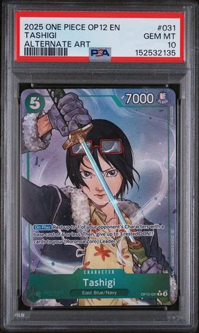 2025 One Piece Op12-legacy Of The Master 031 Tashigi Alternate Art