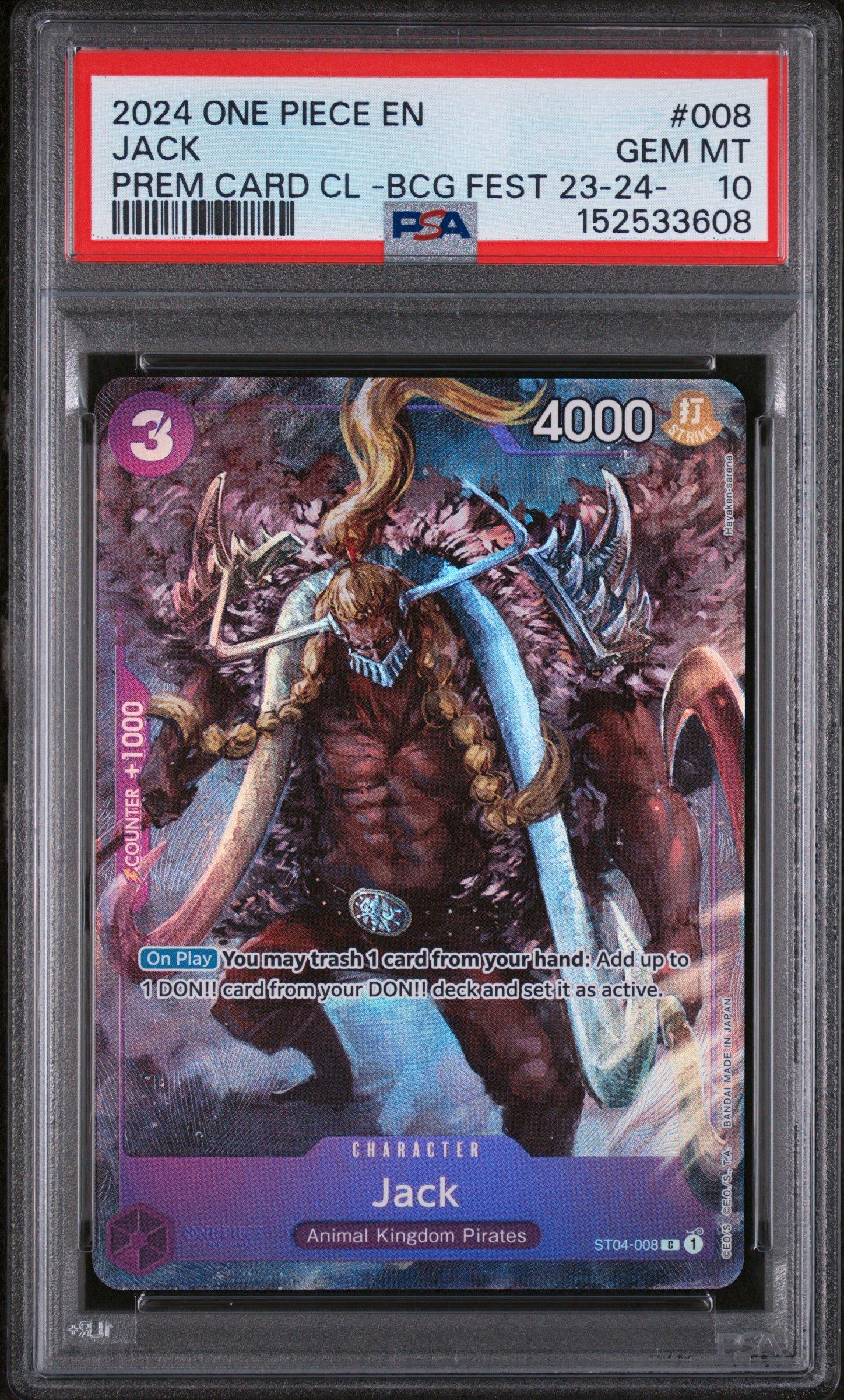 one piece card game jack Jack (Parallel) OP01-102 R ROMANCE DAWN - ONE PIECE Card Game Japanese