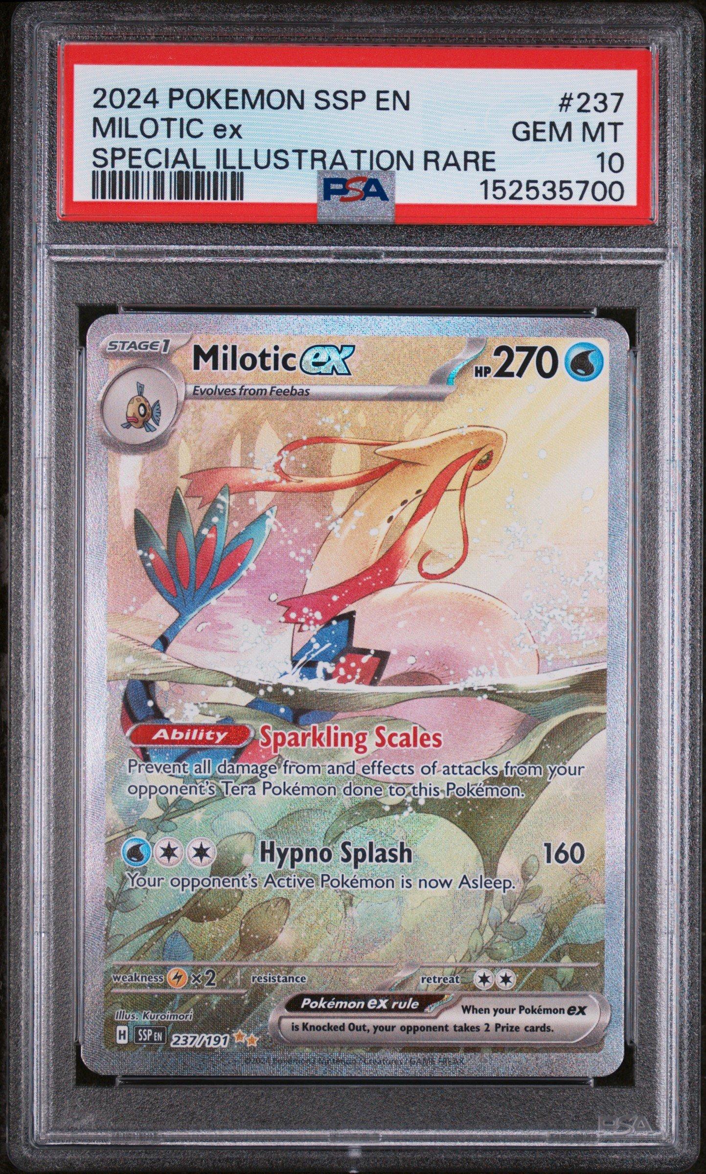 2024 Pokemon Ssp En-surging Sparks 237 Milotic Ex Special