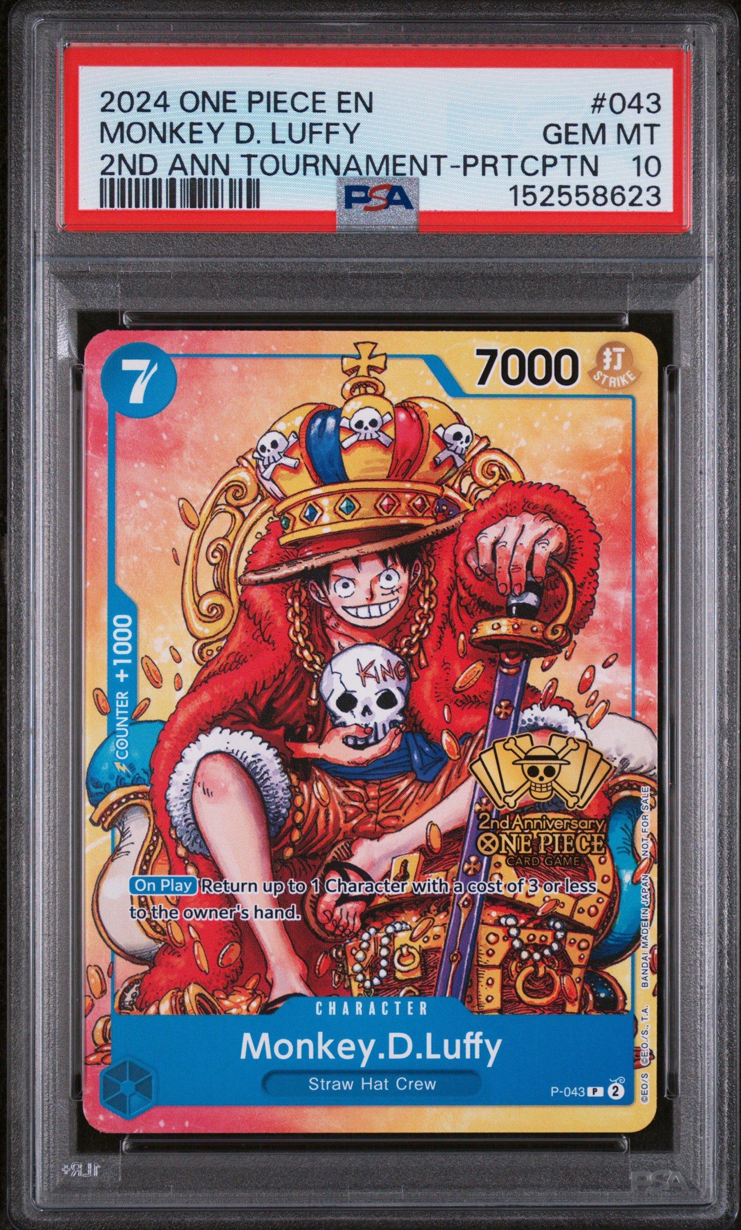 2024 One Piece Promos 043 Monkey D. Luffy 2nd Anniversary