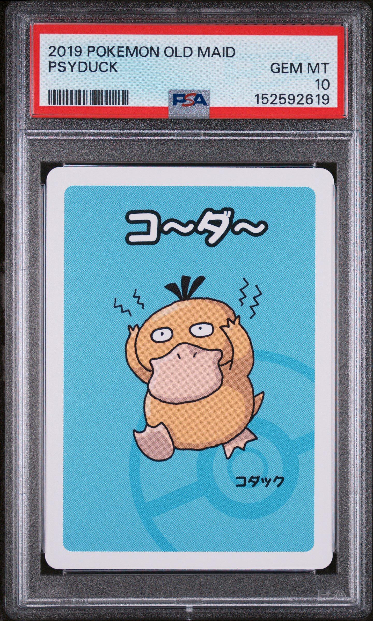 2019 Pokemon Old Maid Psyduck PSA 10 Graded Card | GameStop