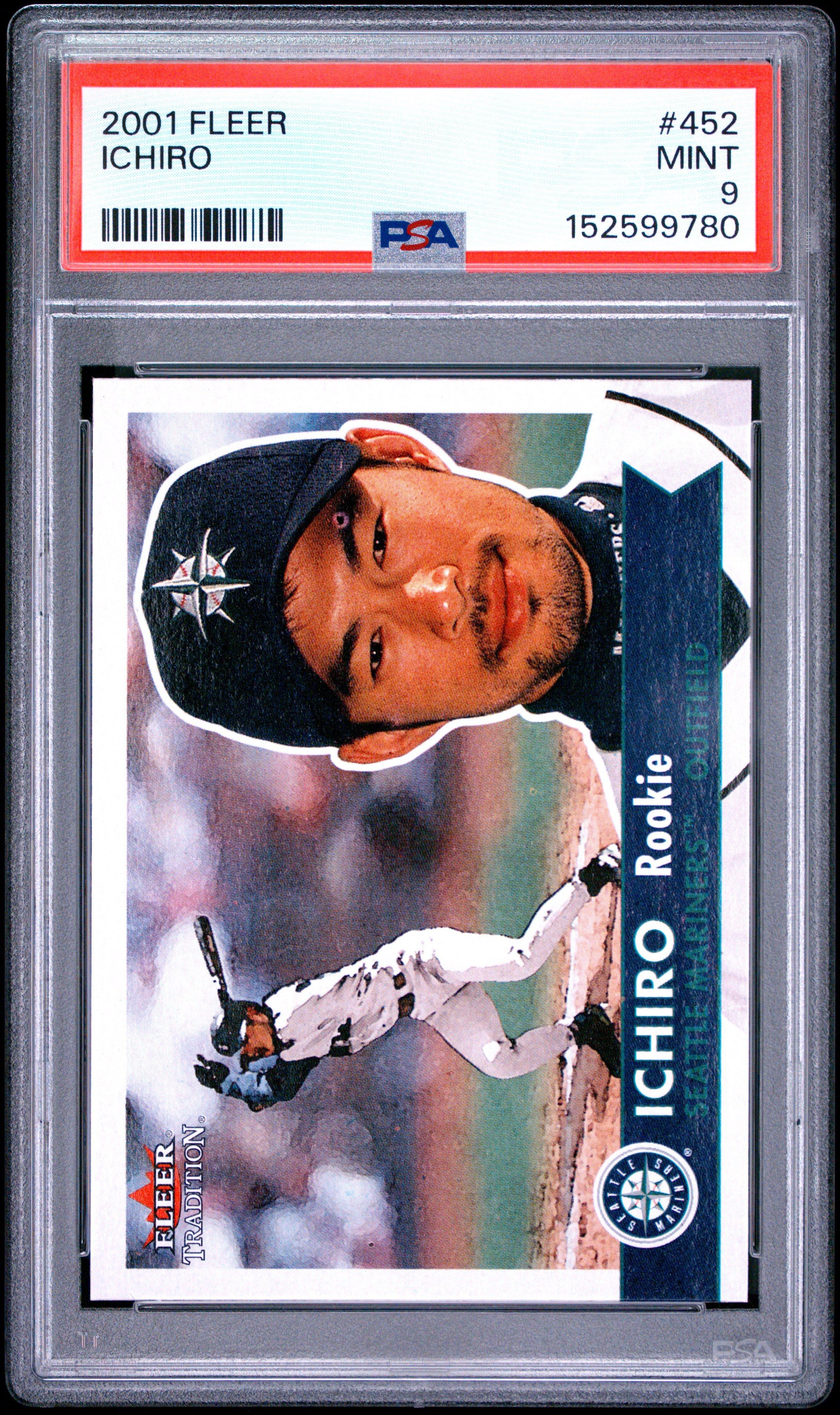 2001 Fleer 452 Ichiro PSA 9 Graded Card | GameStop