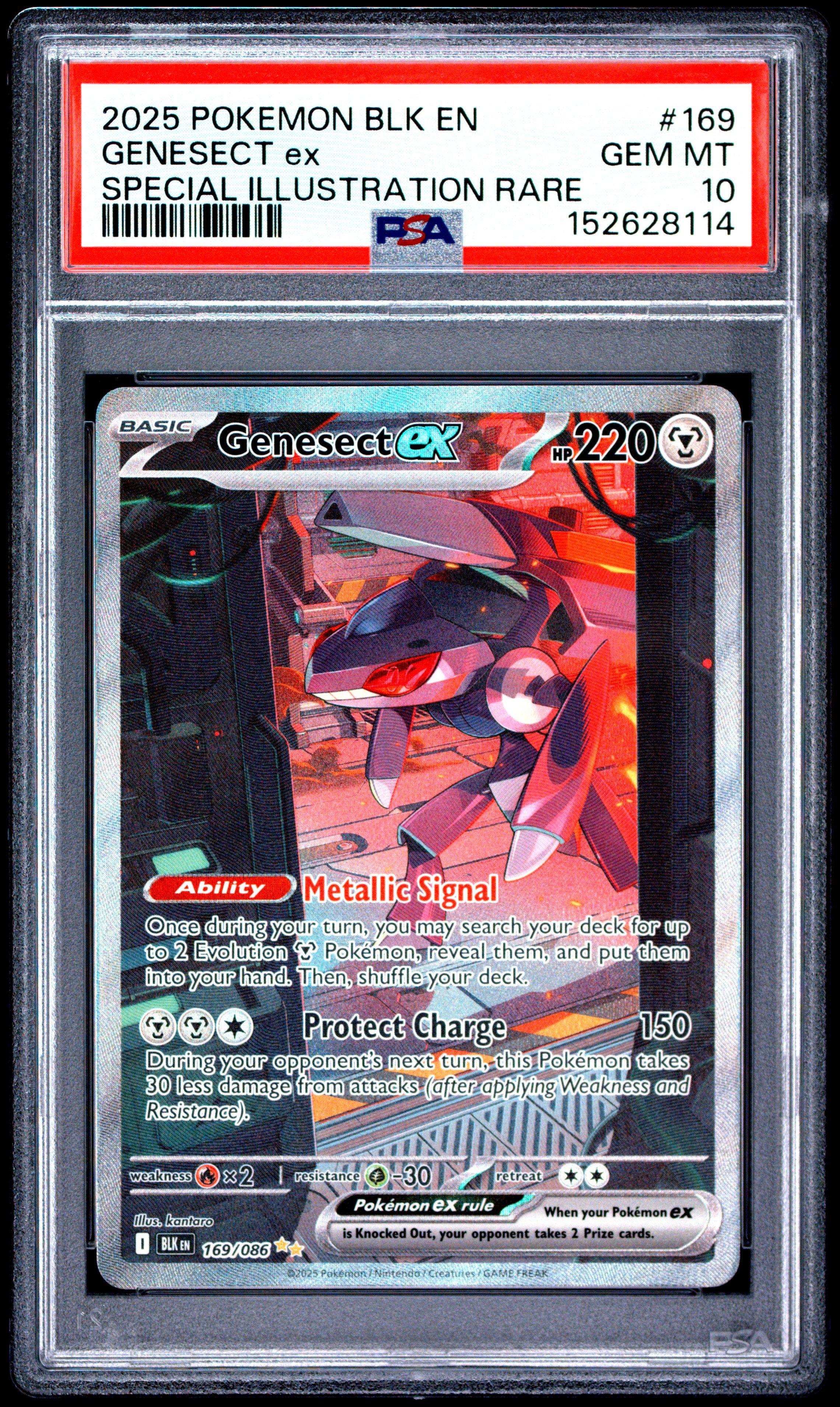 pokemon card genesect ex SR 164/86 sv11B Black Bolt Japanese  GLIT Japanese Hobby Shop Pokmon Hit Points180 HP Form M Genesect EX Pokemon Card