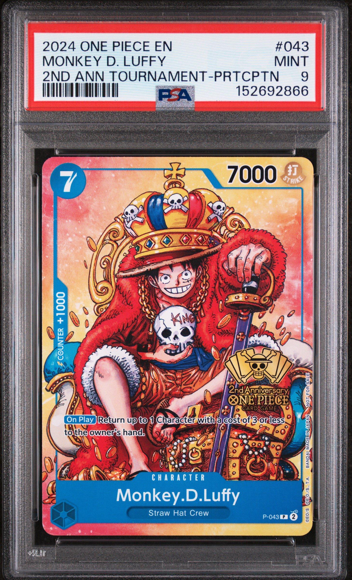 2024 One Piece Promos 043 Monkey D. Luffy 2nd Anniversary