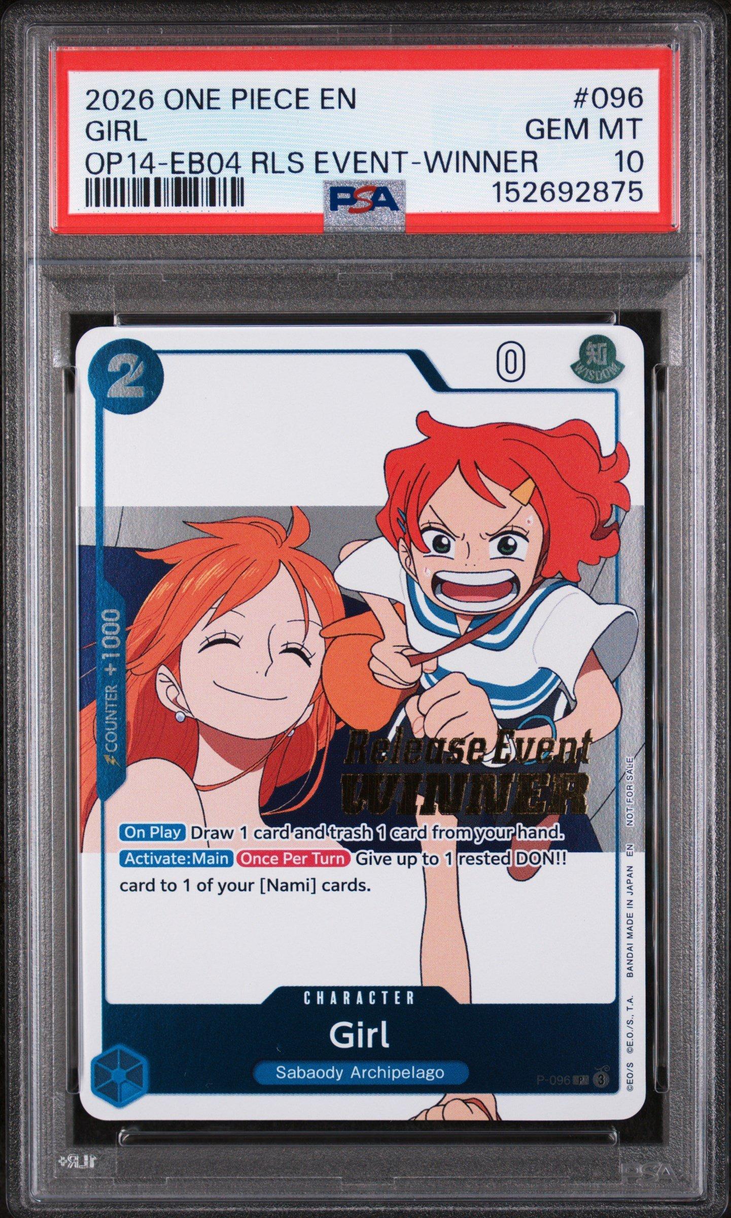 2026 One Piece Promos 096 Girl The Azure Sea's Seven Release Event