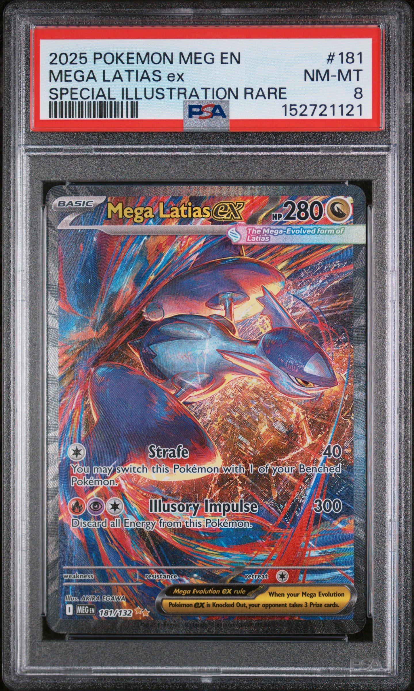 2025 Pokemon Meg En-mega Evolution 181 Mega Latias Ex Special