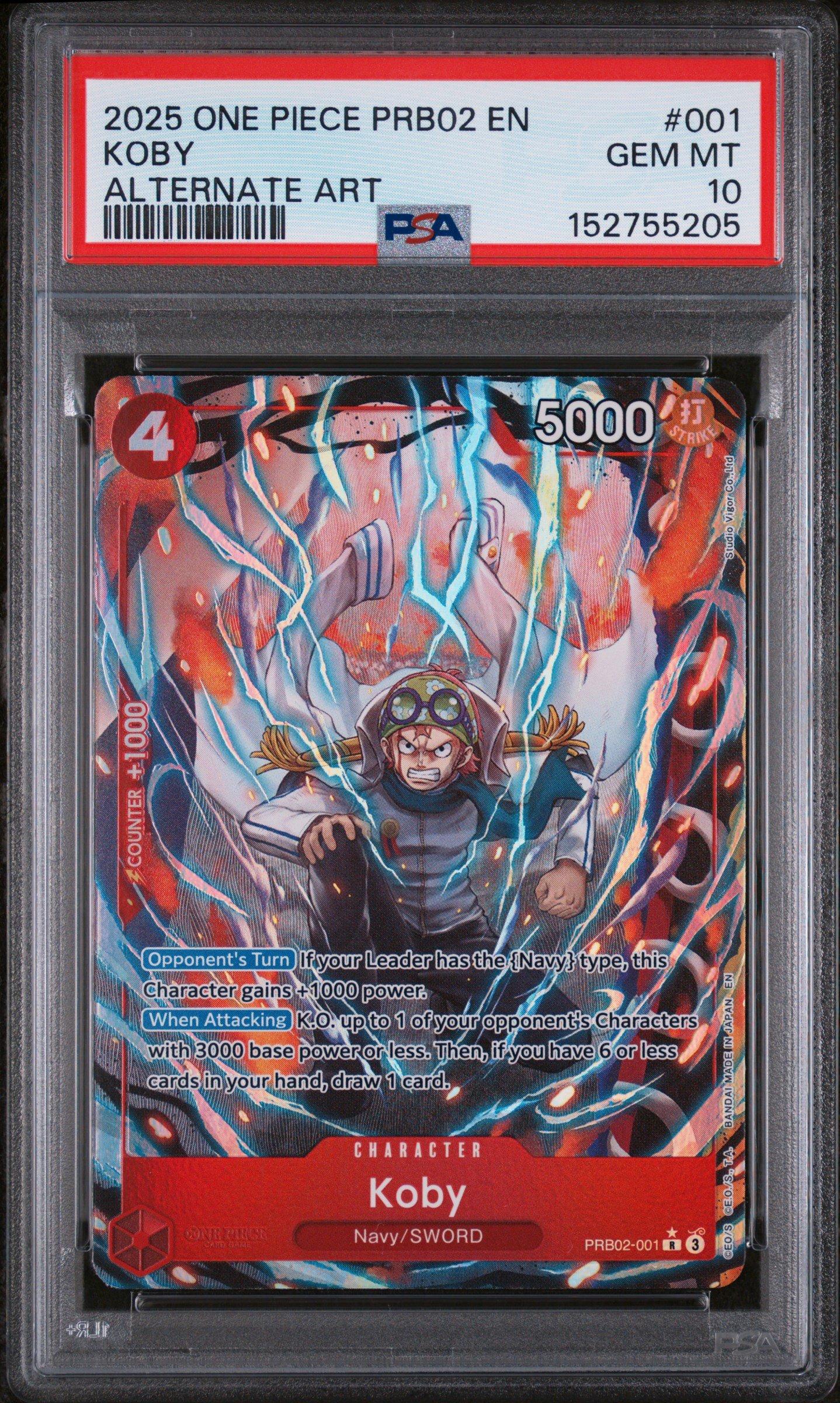 2025 One Piece Prb02-premium Booster -one Piece Card The Best- Vol
