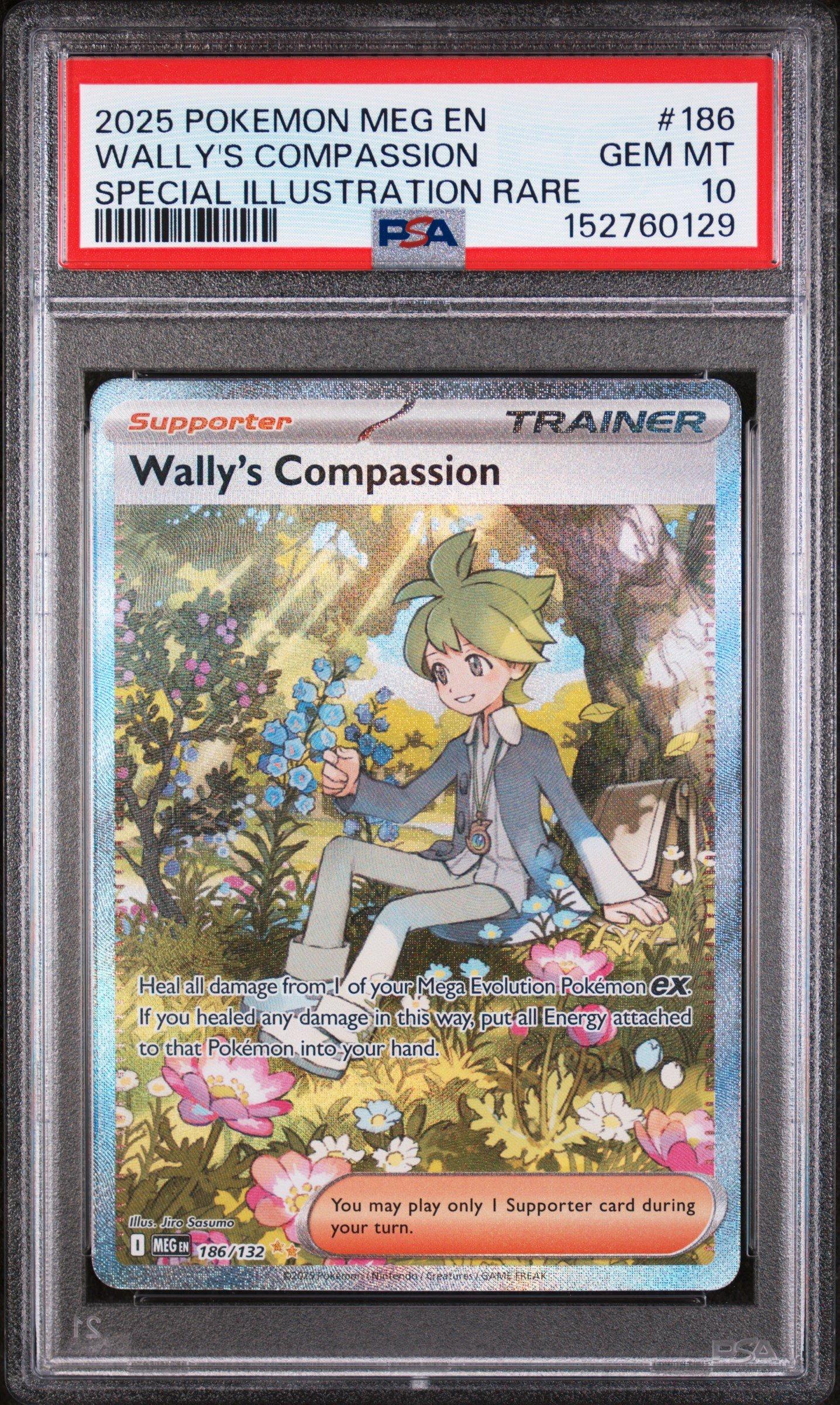 2025 Pokemon Meg En-mega Evolution 186 Wally's Compassion Special
