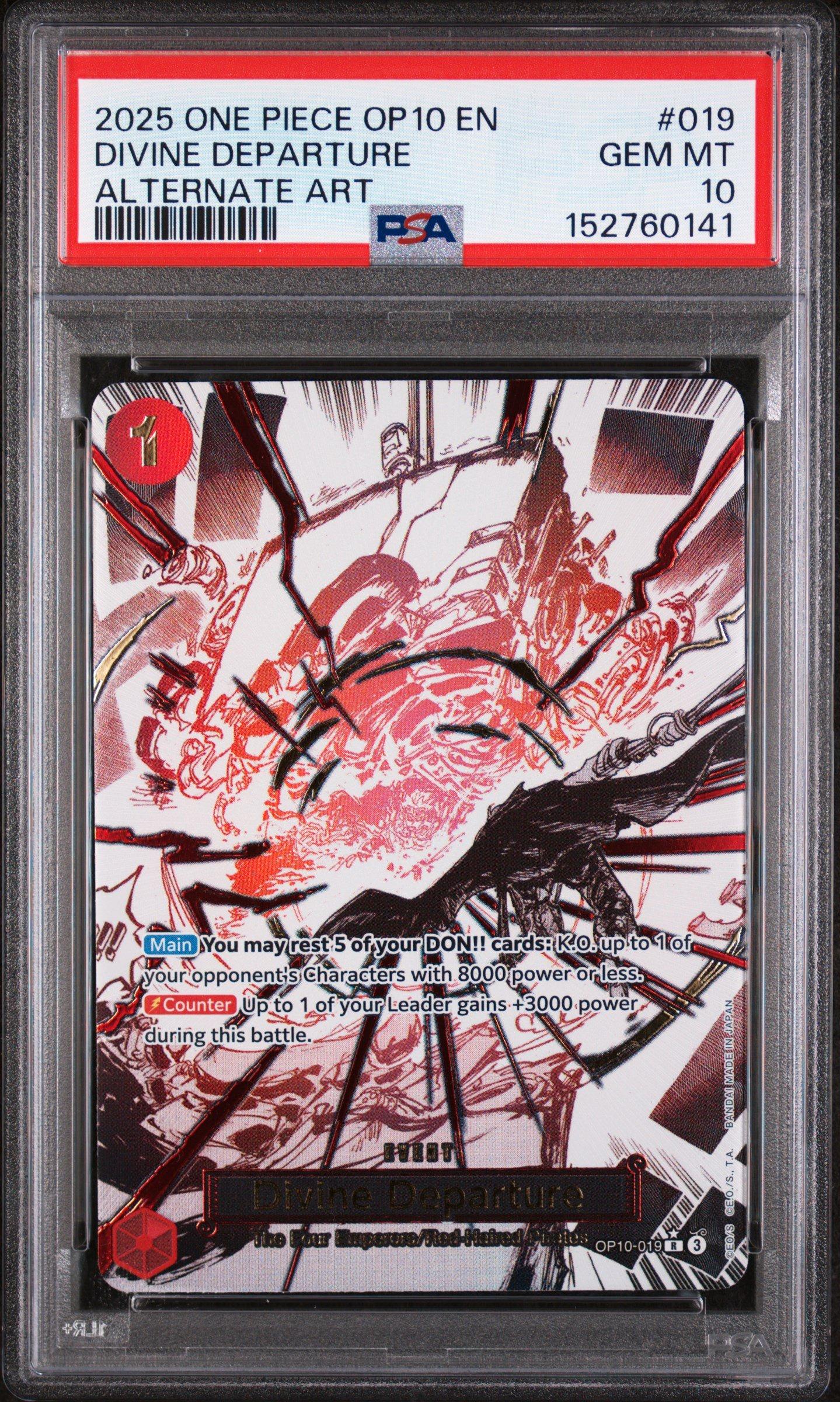 2025 One Piece Op10-royal Blood 019 Divine Departure Alternate Art