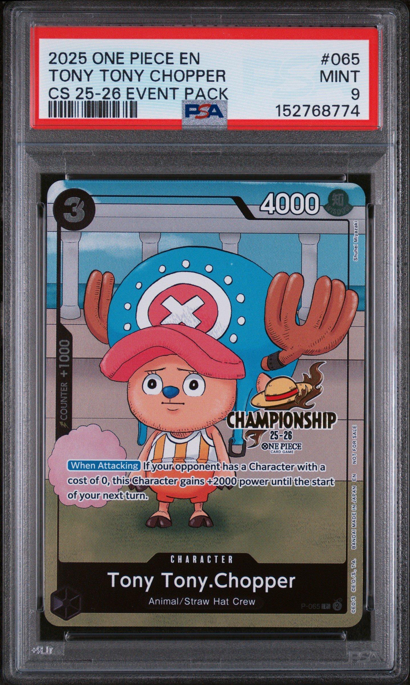 2025 One Piece Championship 2025-26 Event Pack 065 Tony Tony