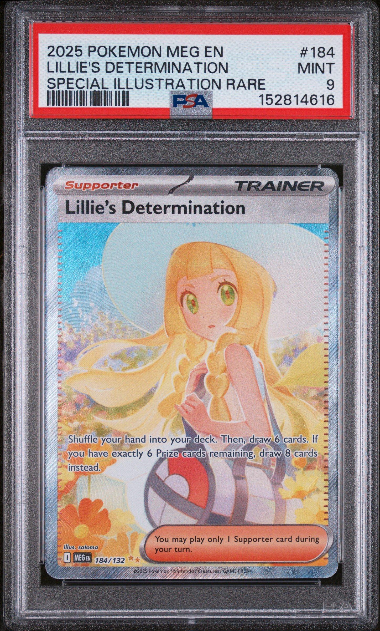 2025 Pokemon Meg En-mega Evolution 184 Lillie's Determination