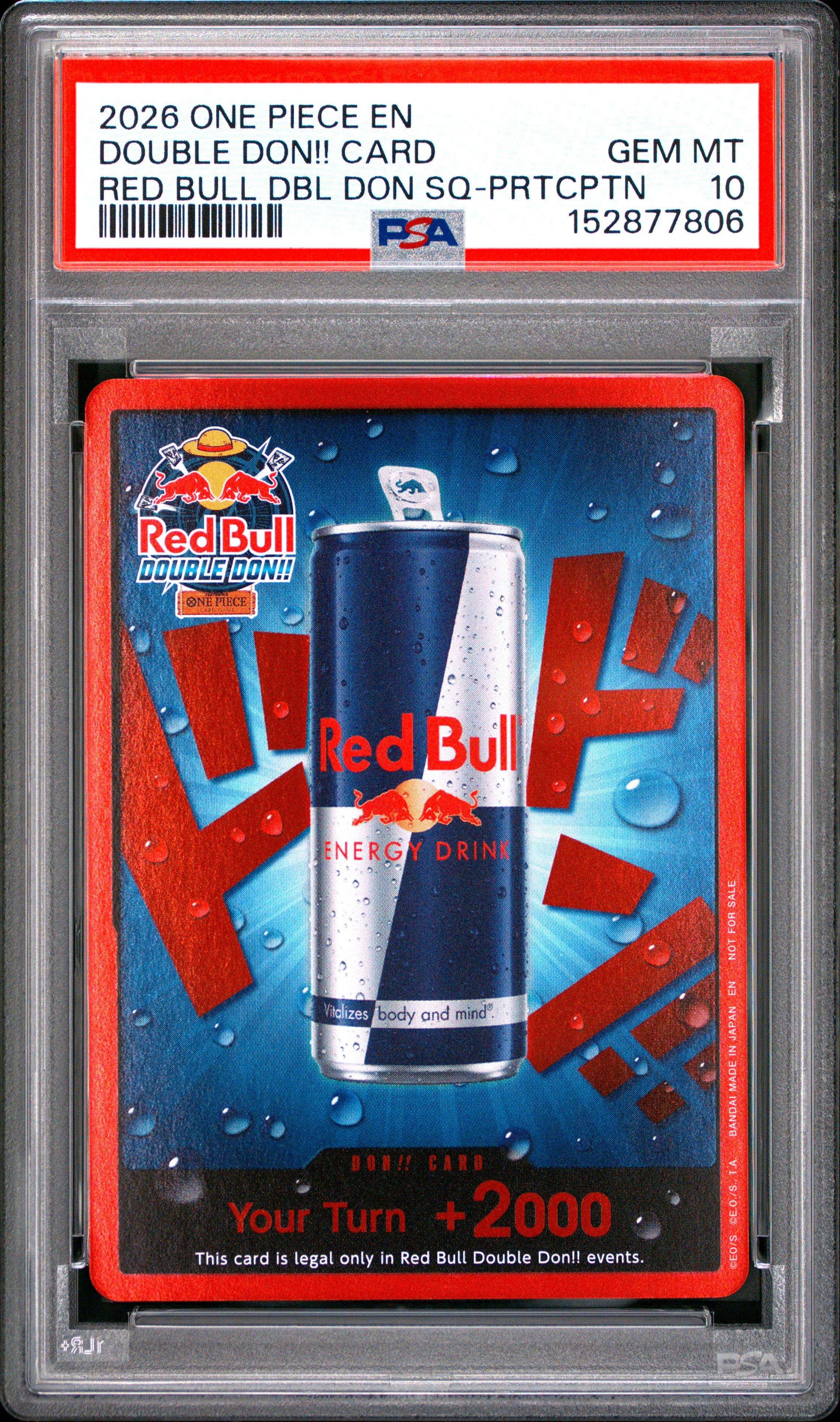 2026 One Piece Promos Double Don!! Card Red Bull Double Don
