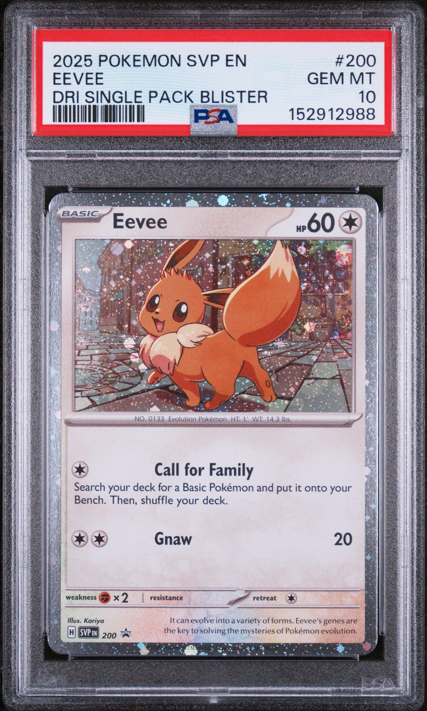 2025 Pokemon Svp En-sv Black Star Promo 200 Eevee Destined Rivals