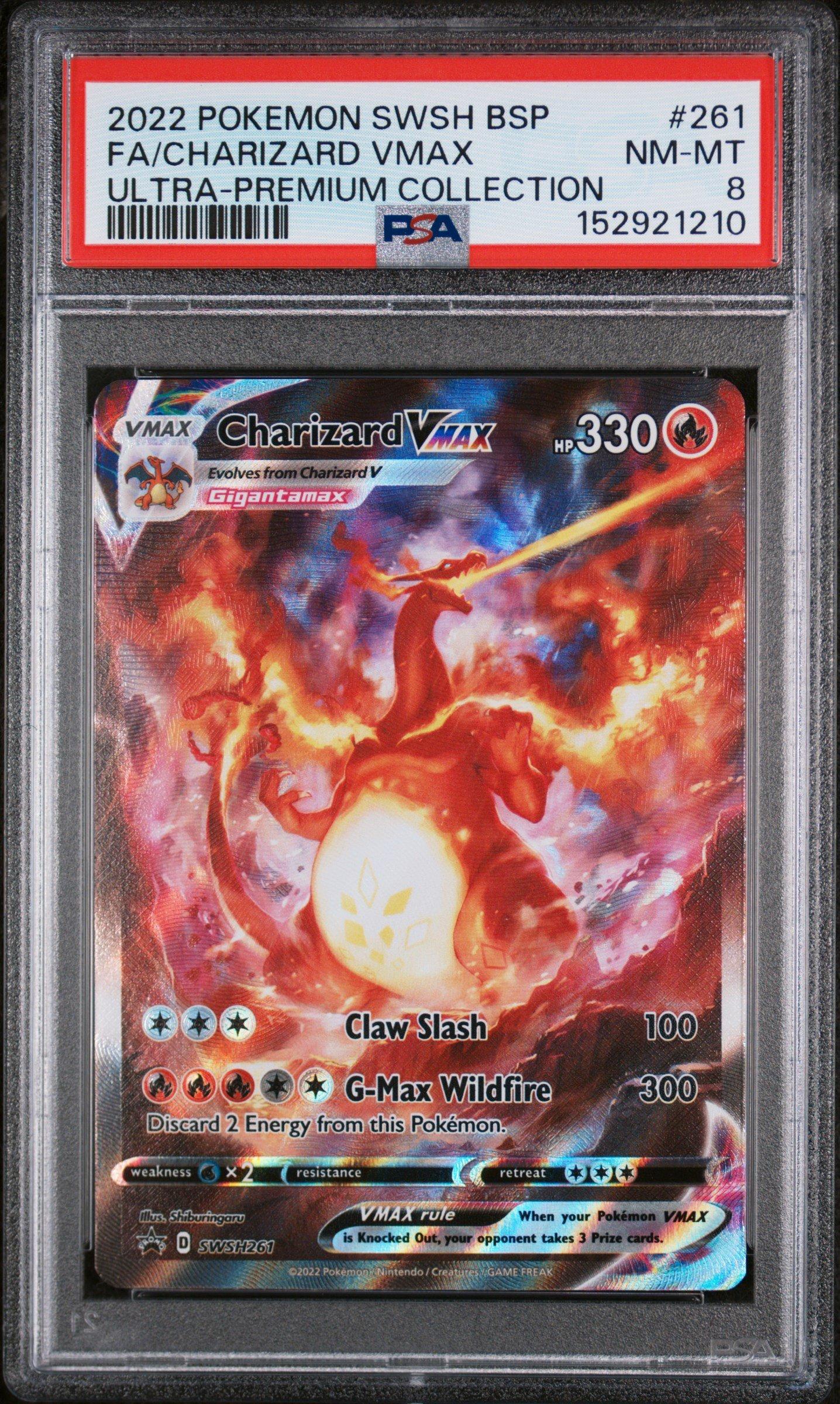 2022 Pokémon Charizard VMAX #261 2022 Pokemon Swsh Black Star Promo 261 Full Art/charizard Vmax