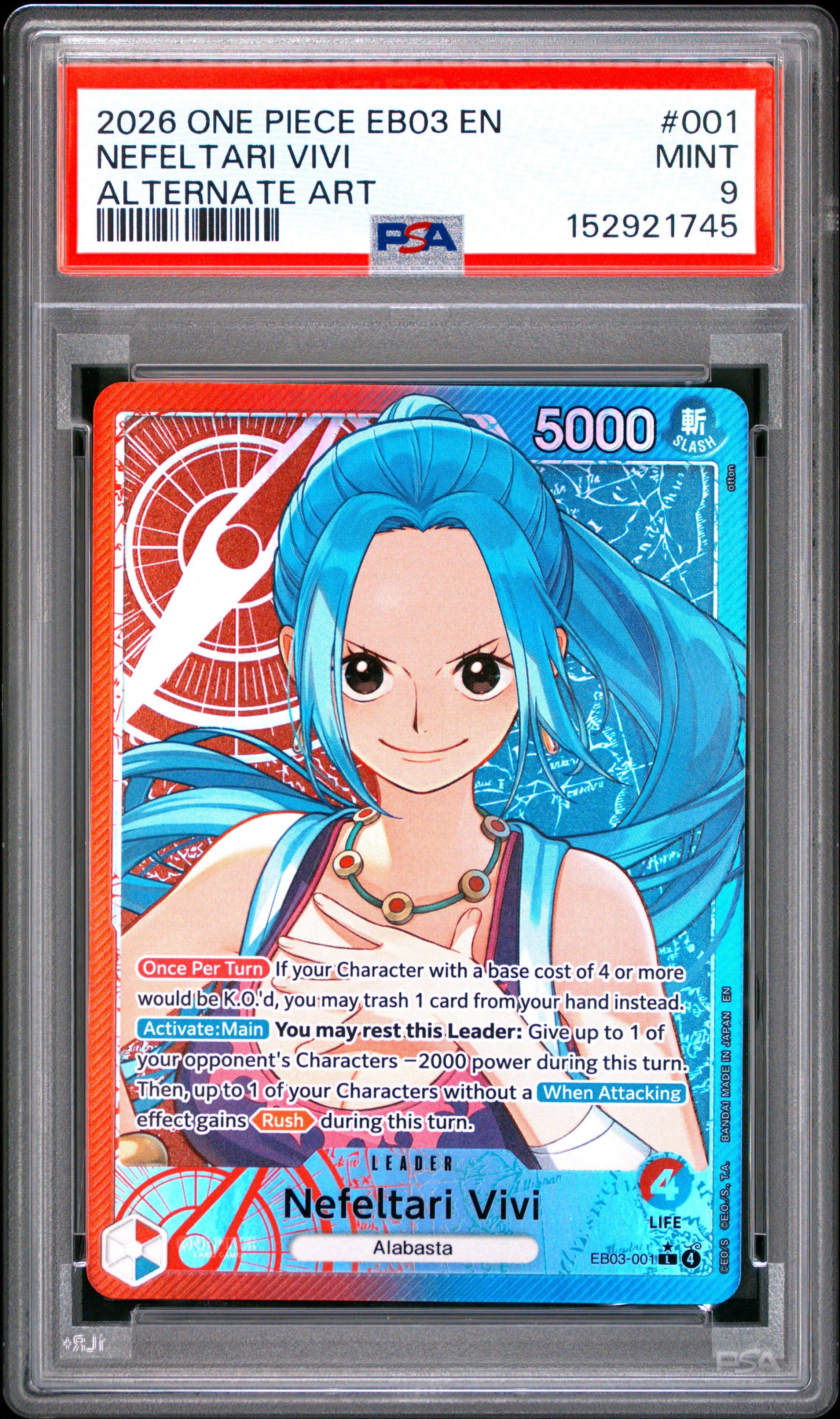 2026 One Piece Eb03-extra Booster -one Piece Heroines Edition- 001