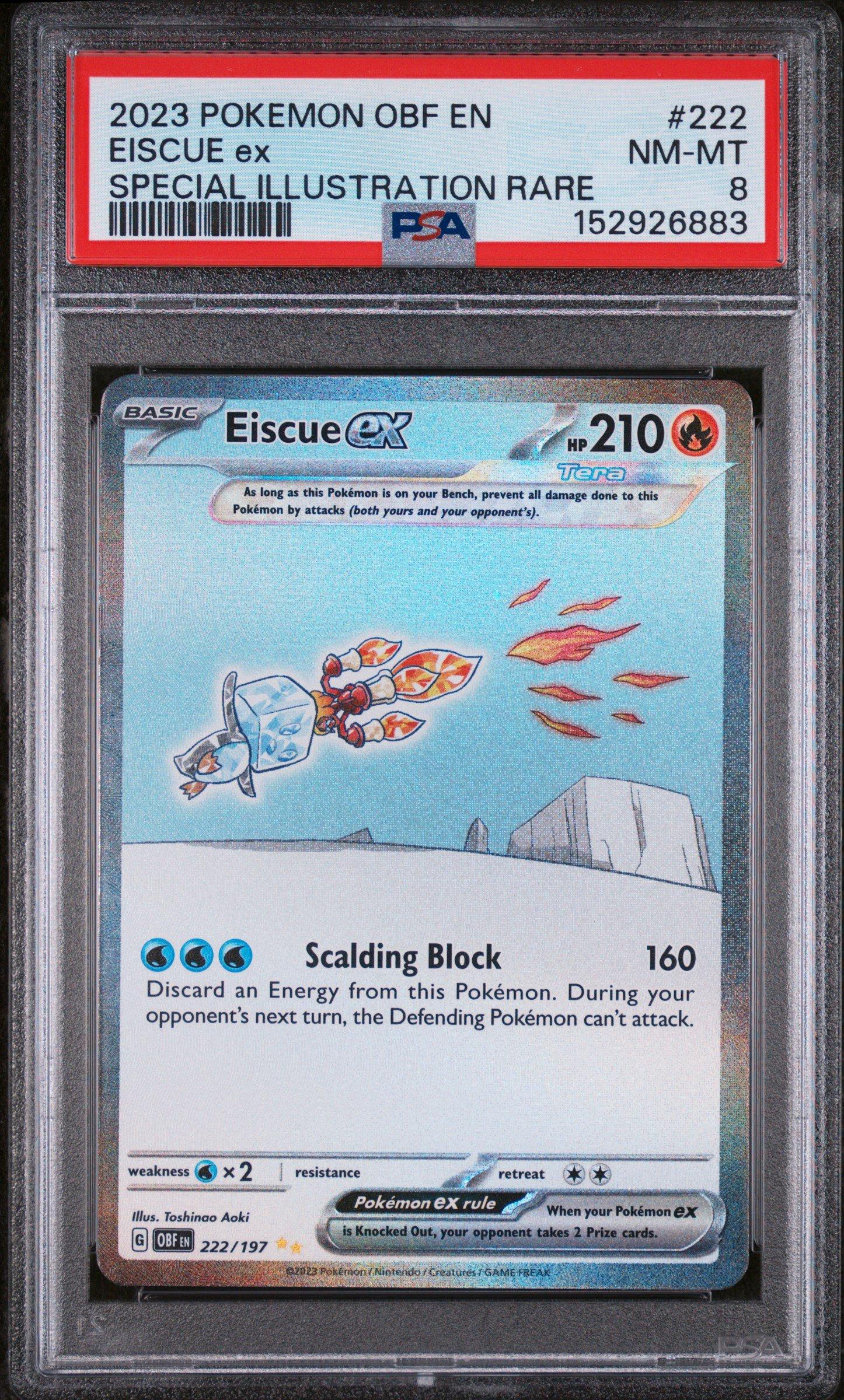 2023 Pokemon Obf En-obsidian Flames 222 Eiscue Ex Special