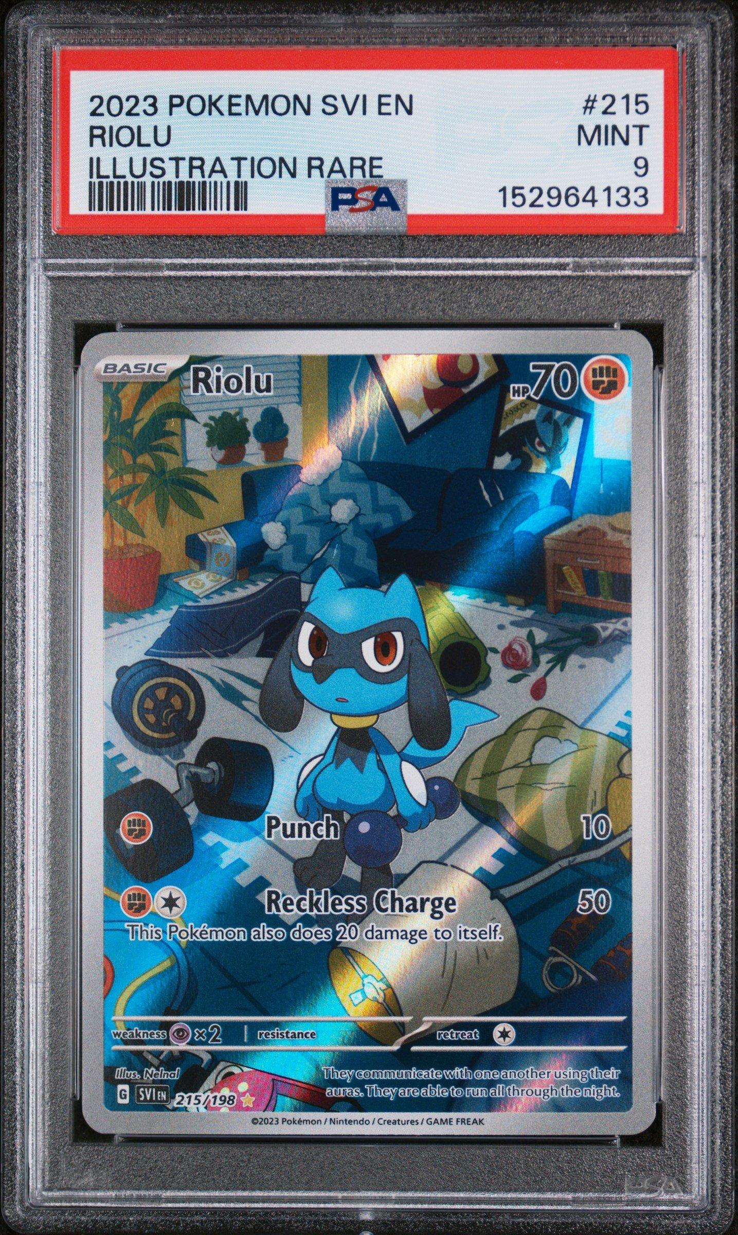 2023 Pokemon Svi En-scarlet & Violet 215 Riolu Illustration Rare