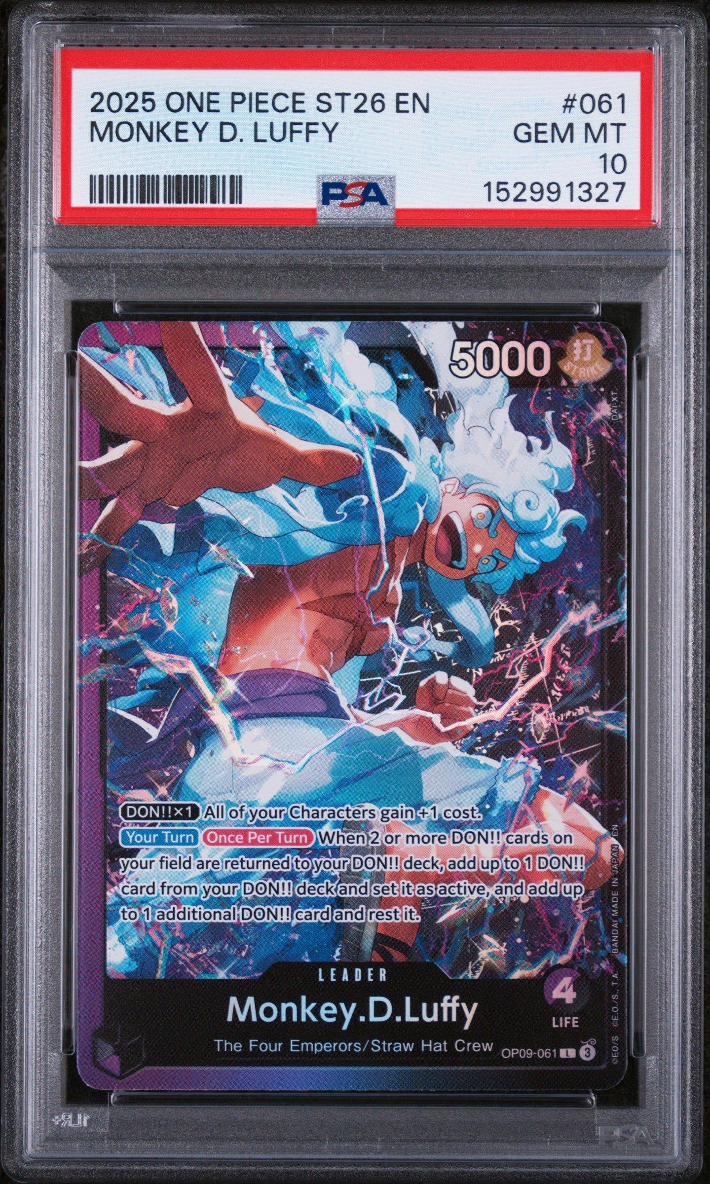 2025 One Piece Starter Deck St26-purple/black Monkey D. Luffy 061