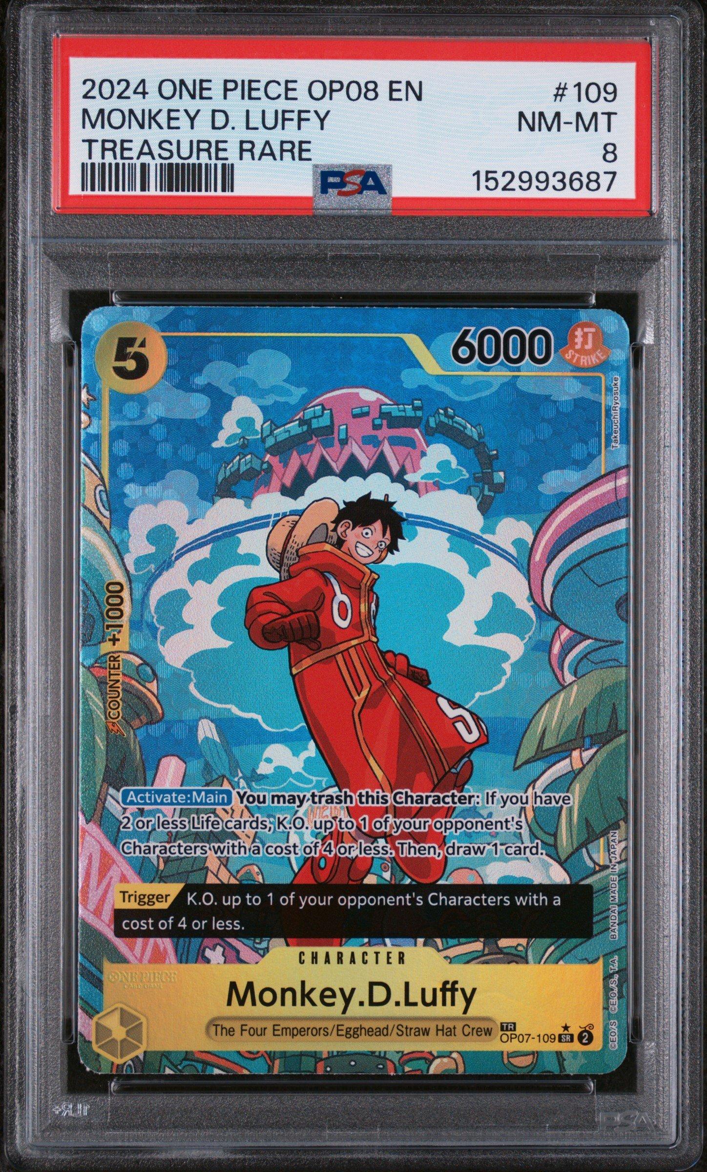 op08 rare cards Edward.Newgate- OP08-043 - One Piece Two Legends Rare parallel card featuring Queen from One Piece Trading Card Game. OP08 Treasure Rare Revealed -