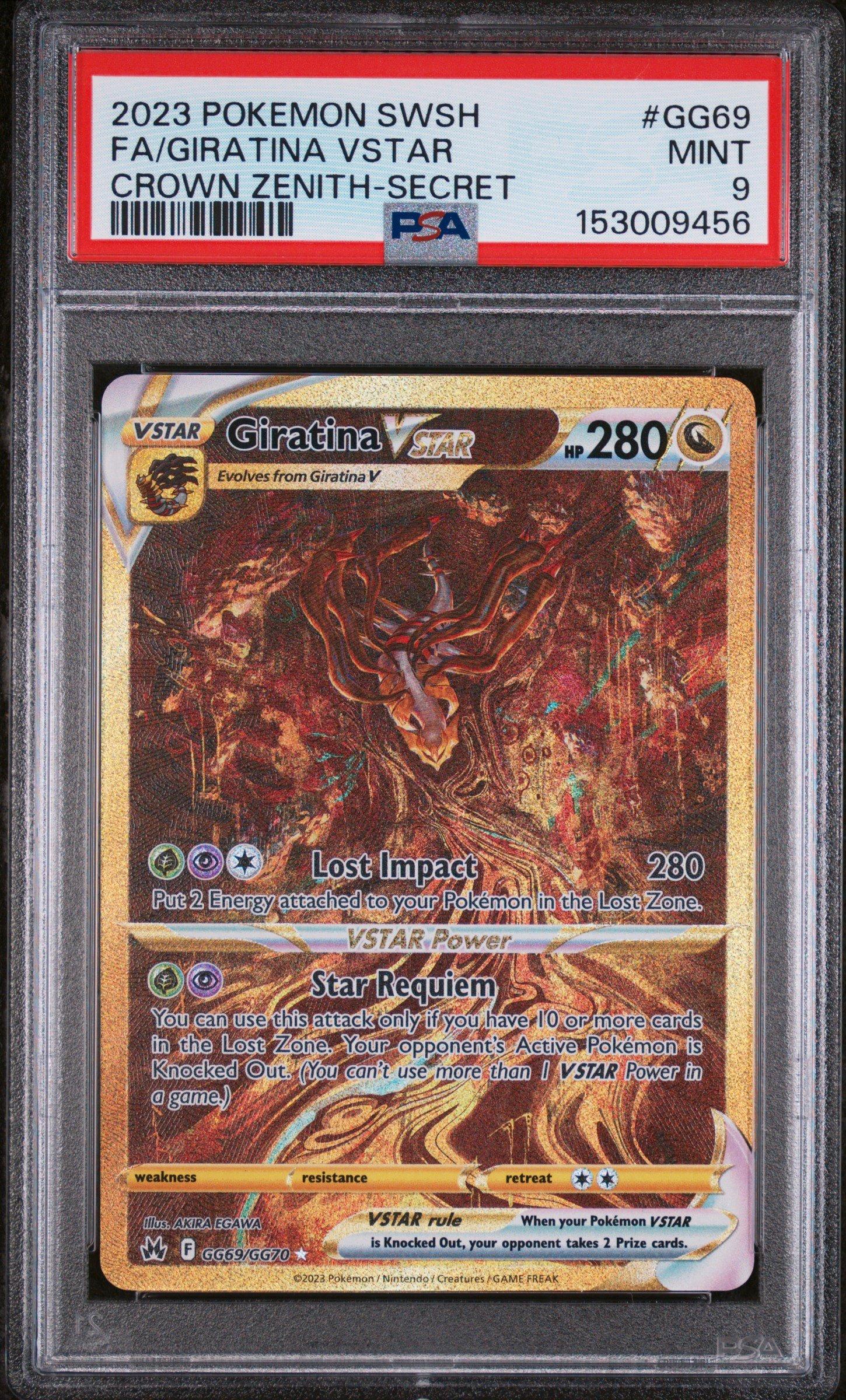 2023 Pokemon Sword And Shield Crown Zenith Gg69 Full Art/giratina