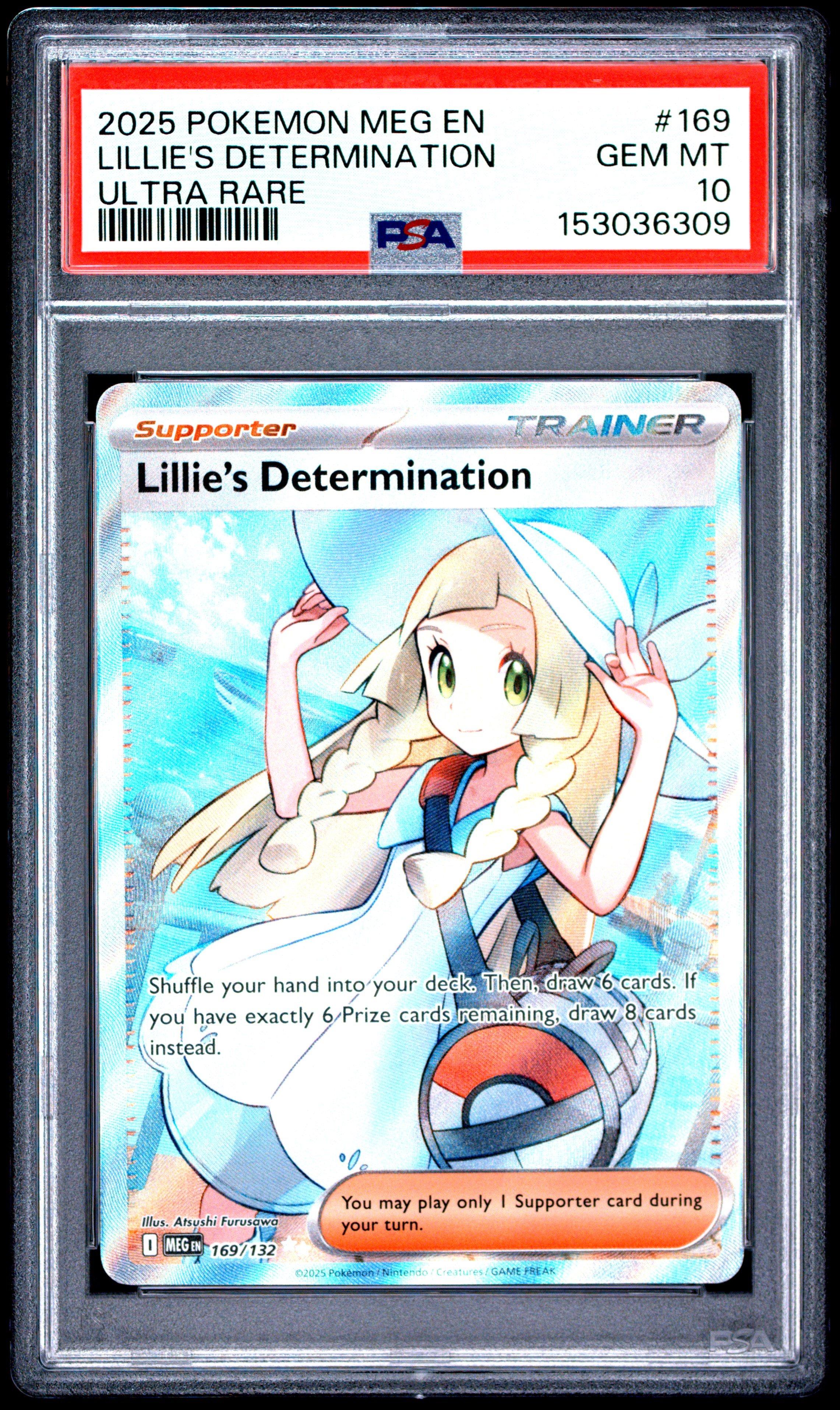 2025 Pokemon Meg En-mega Evolution 169 Lillie's Determination