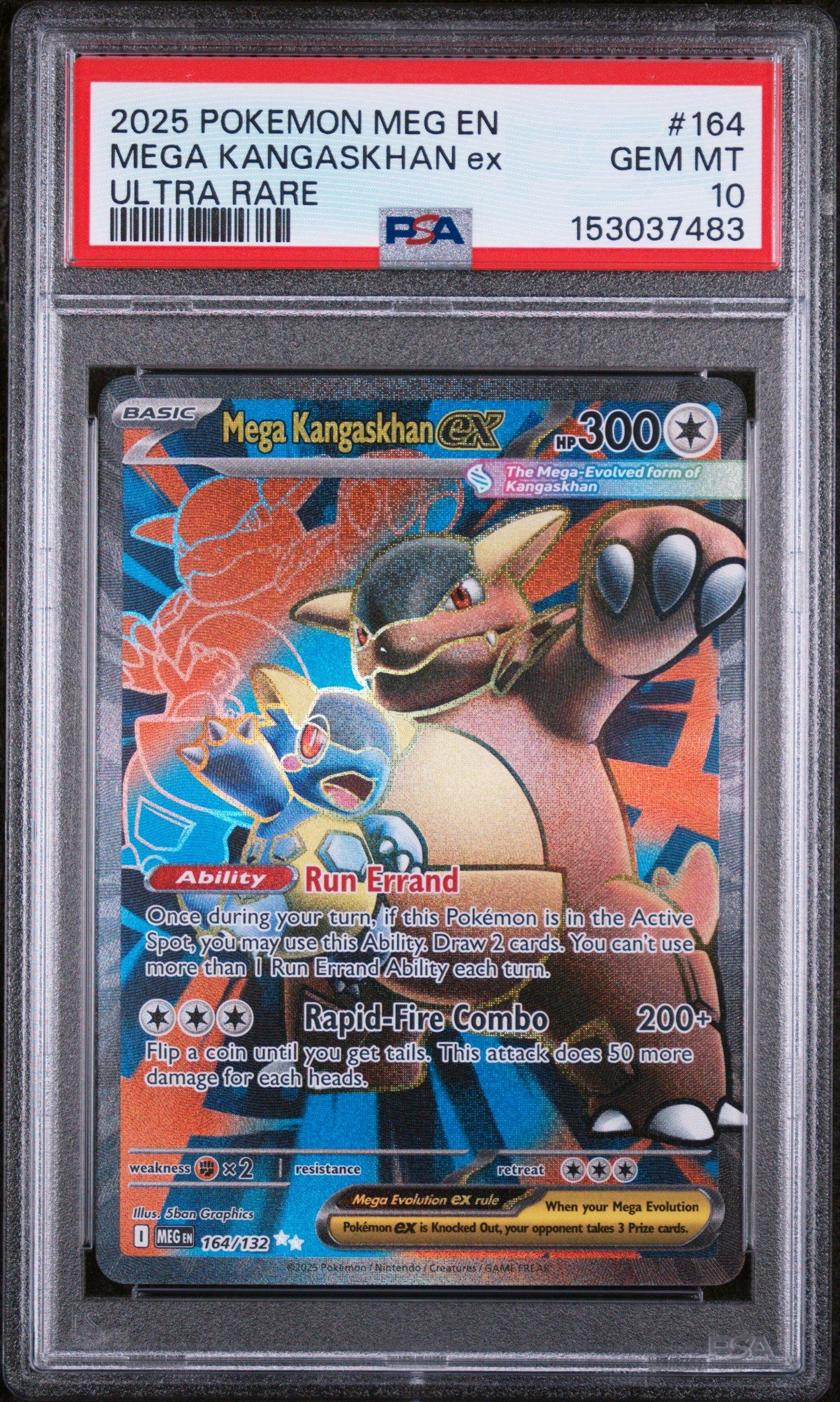 2025 Pokemon Meg En-mega Evolution 164 Mega Kangaskhan Ex Ultra