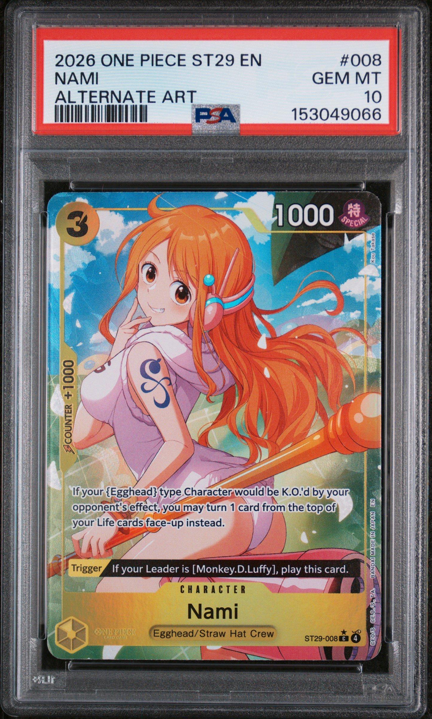 2026 One Piece Starter Deck St29-egghead 008 Nami Alternate Art