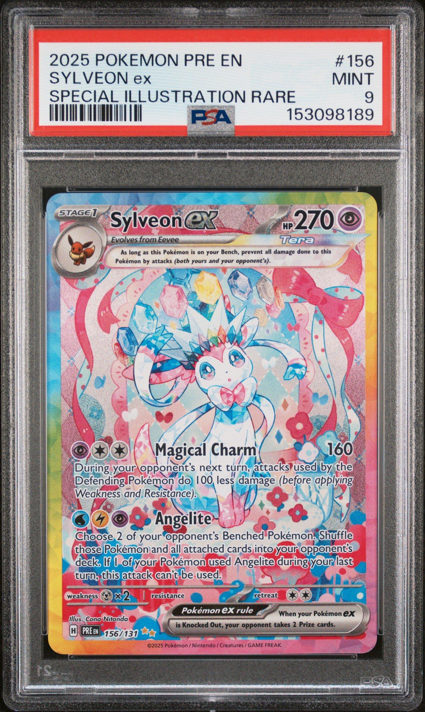 sylveon 2025 pokemon day card [Pokemon 2025] 040/131 ACE 9 Pokemo Sylveon ex 2025 Scarlet &