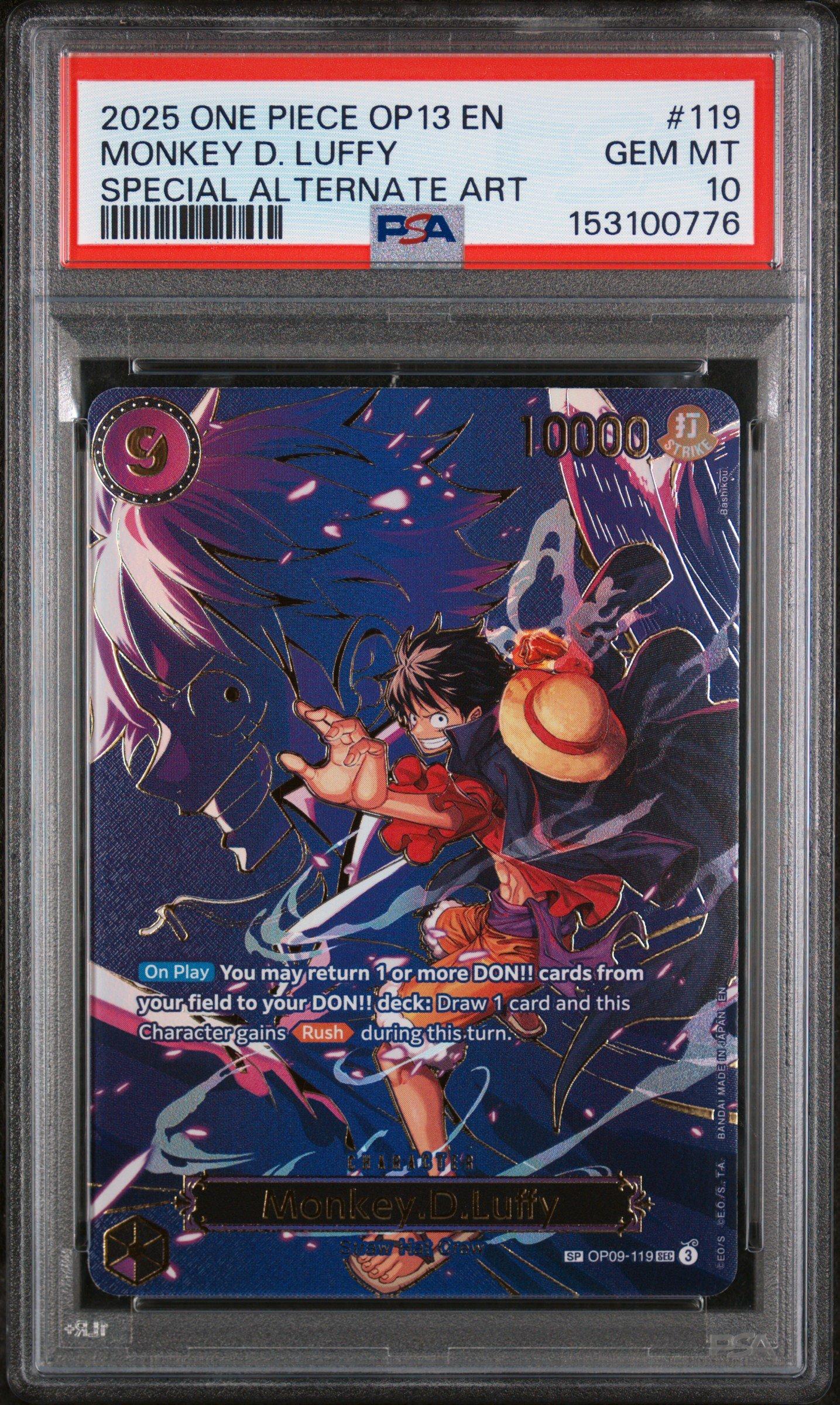 PSA10】 ドジャースルフィ 2025 ONE PIECE 2025 One Piece Op13