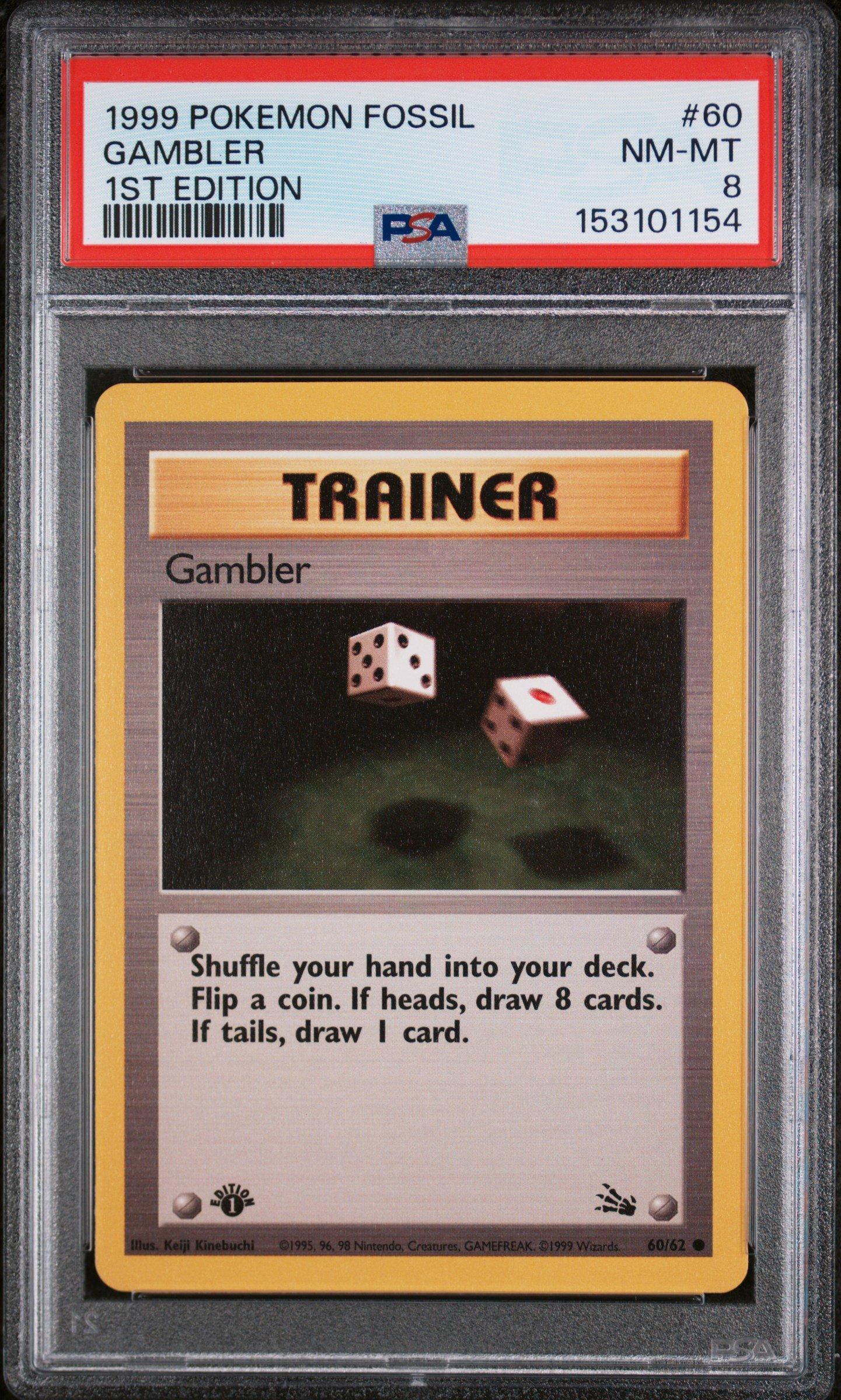 1999 graded pokemon cards 1999 Pokemon Game 6 Gyarados-holo PSA 8