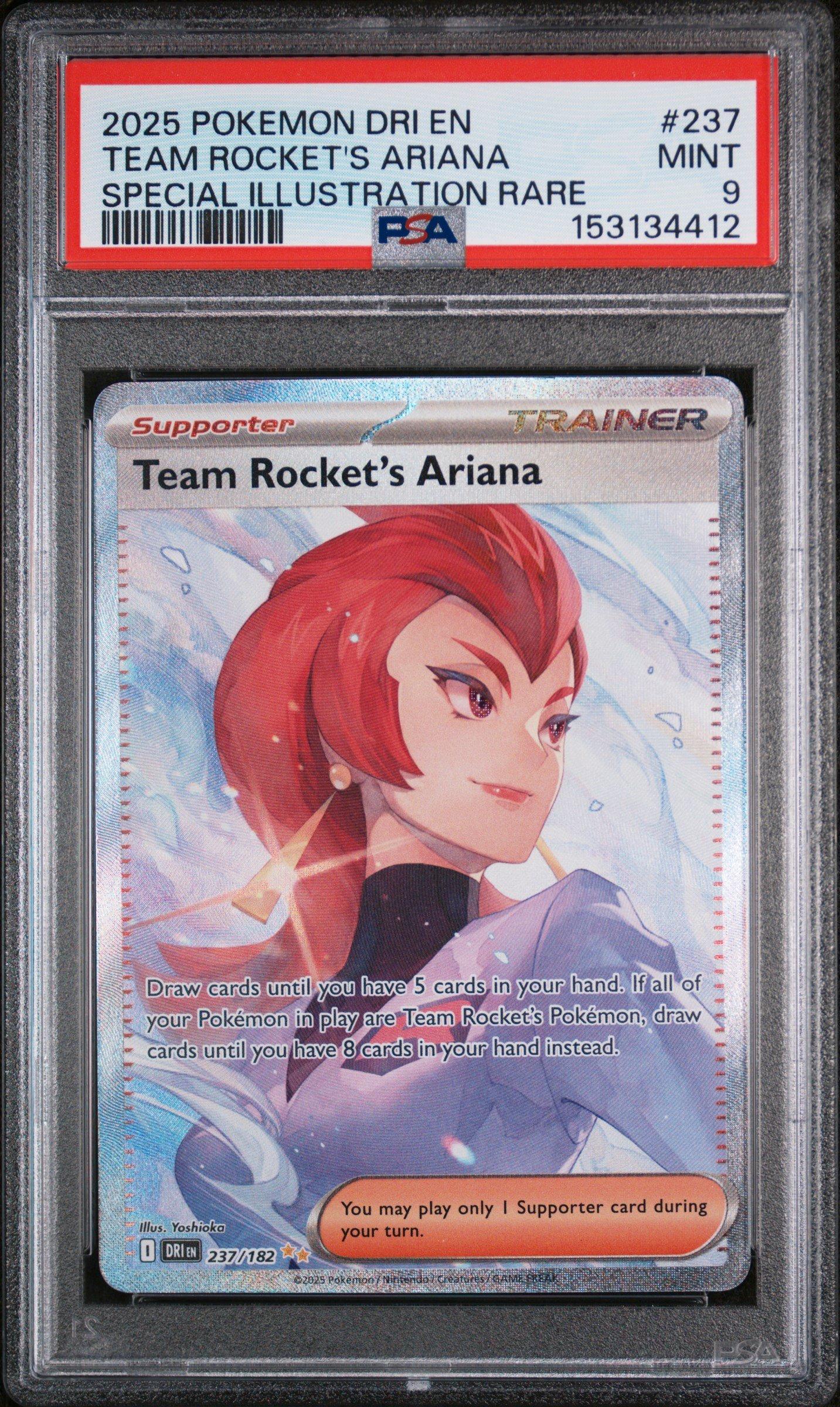 2025 Pokemon Dri En-destined Rivals 237 Team Rocket's Ariana
